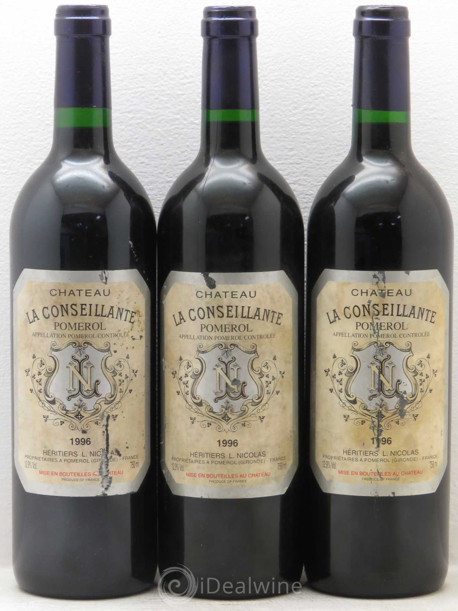 Château la Conseillante 1996 - Lot de 12 bouteilles - 2