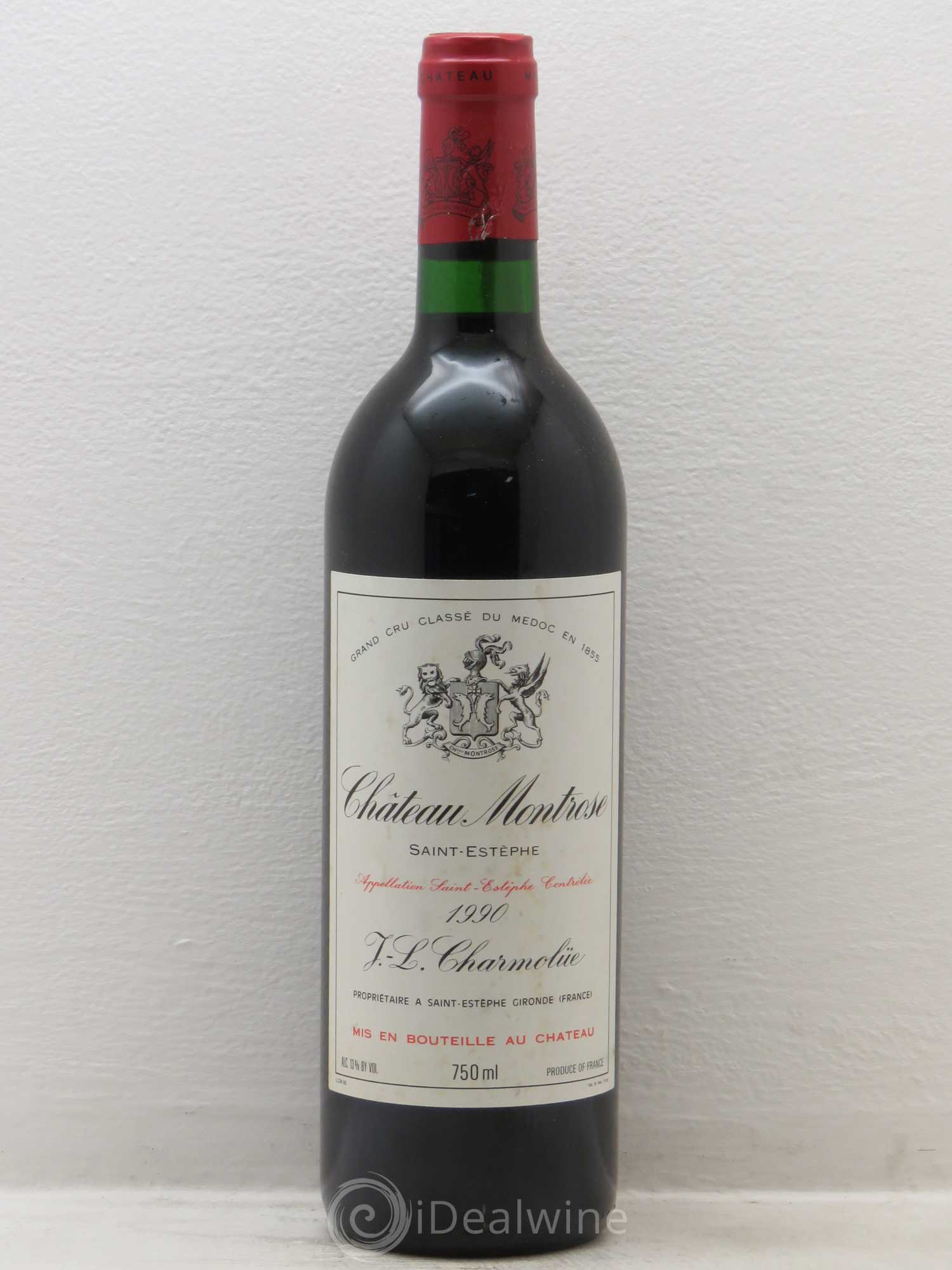 Château Montrose 2ème Grand Cru Classé 1990 - Lot de 1 bouteille - 0