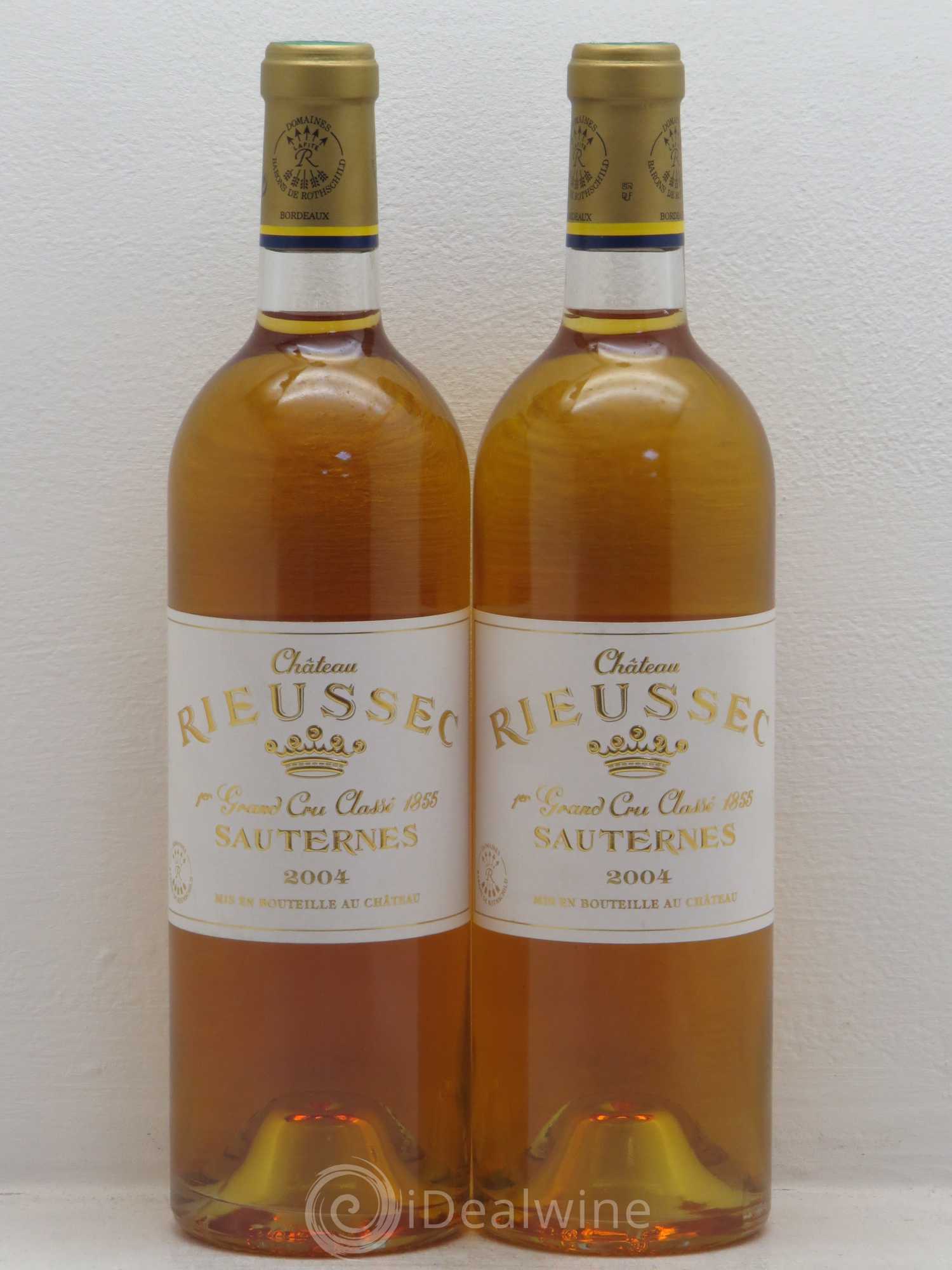 Château Rieussec 1er Grand Cru Classé 2004 - Lotto di 2 bottiglie - 0
