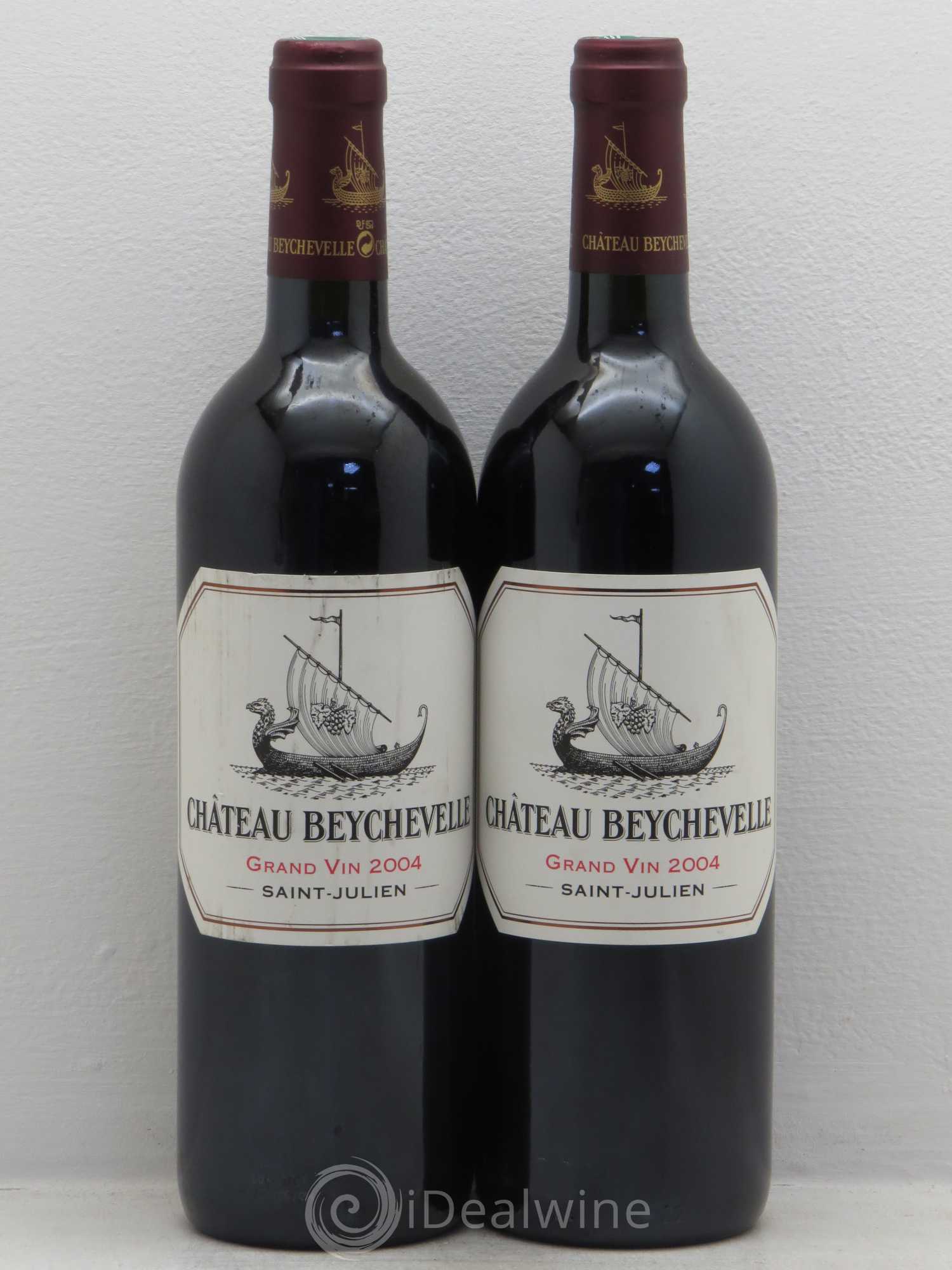Château Beychevelle 4ème Grand Cru Classé 2004 - Lot de 2 bouteilles - 0