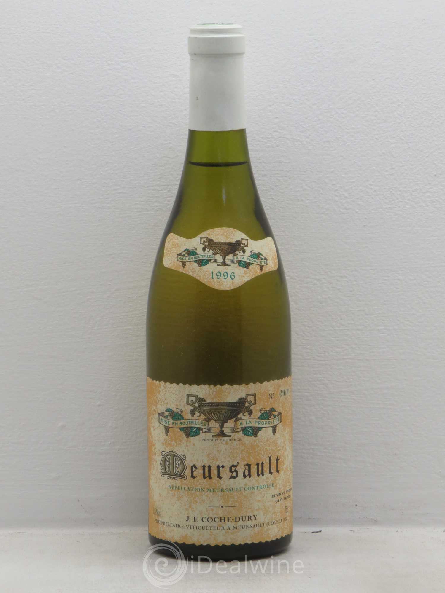 Meursault Coche Dury (Domaine) 1996 - Lot de 1 bouteille - 0