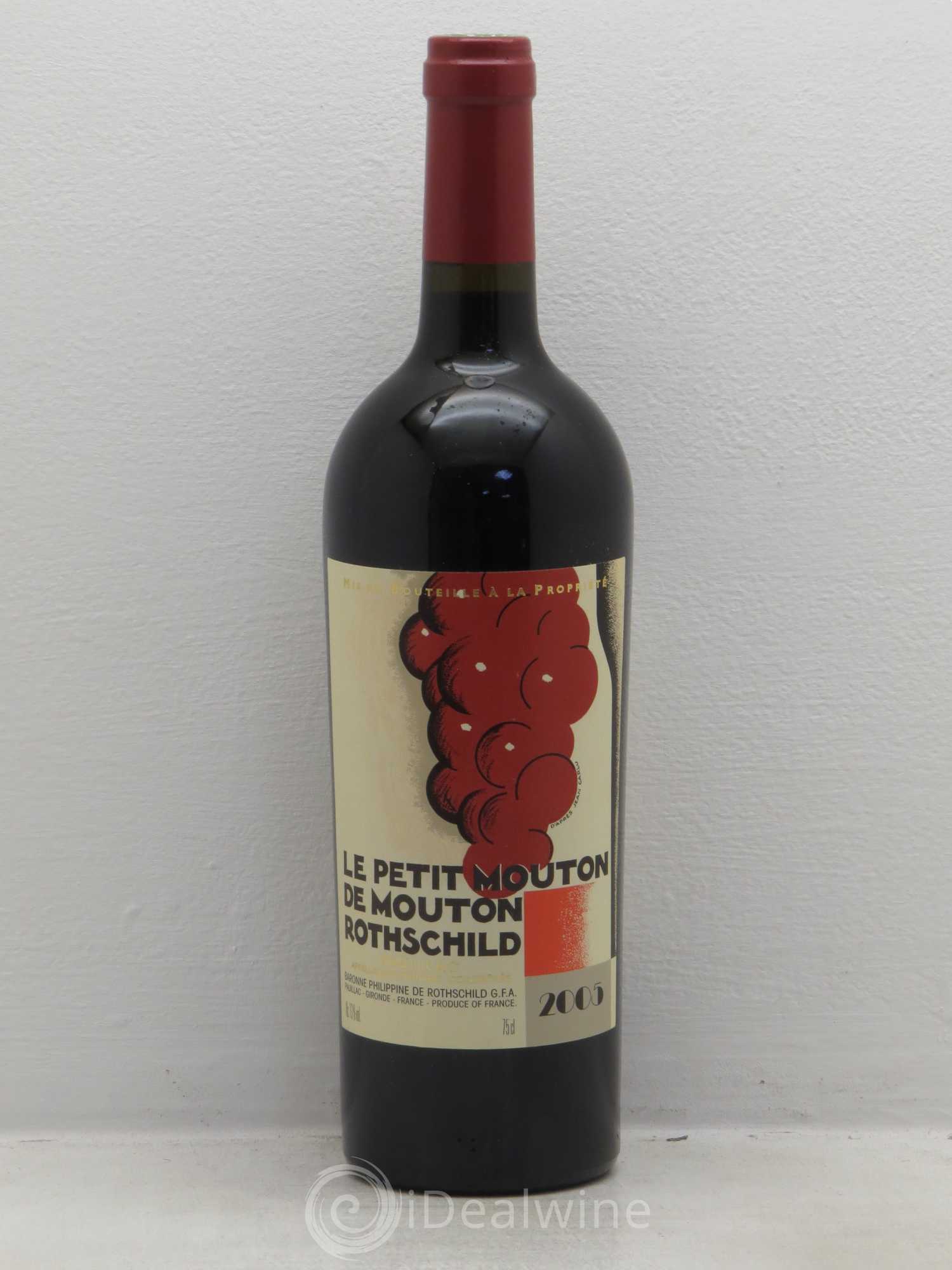 Petit Mouton Second Vin 2005 - Lot de 1 bouteille - 0