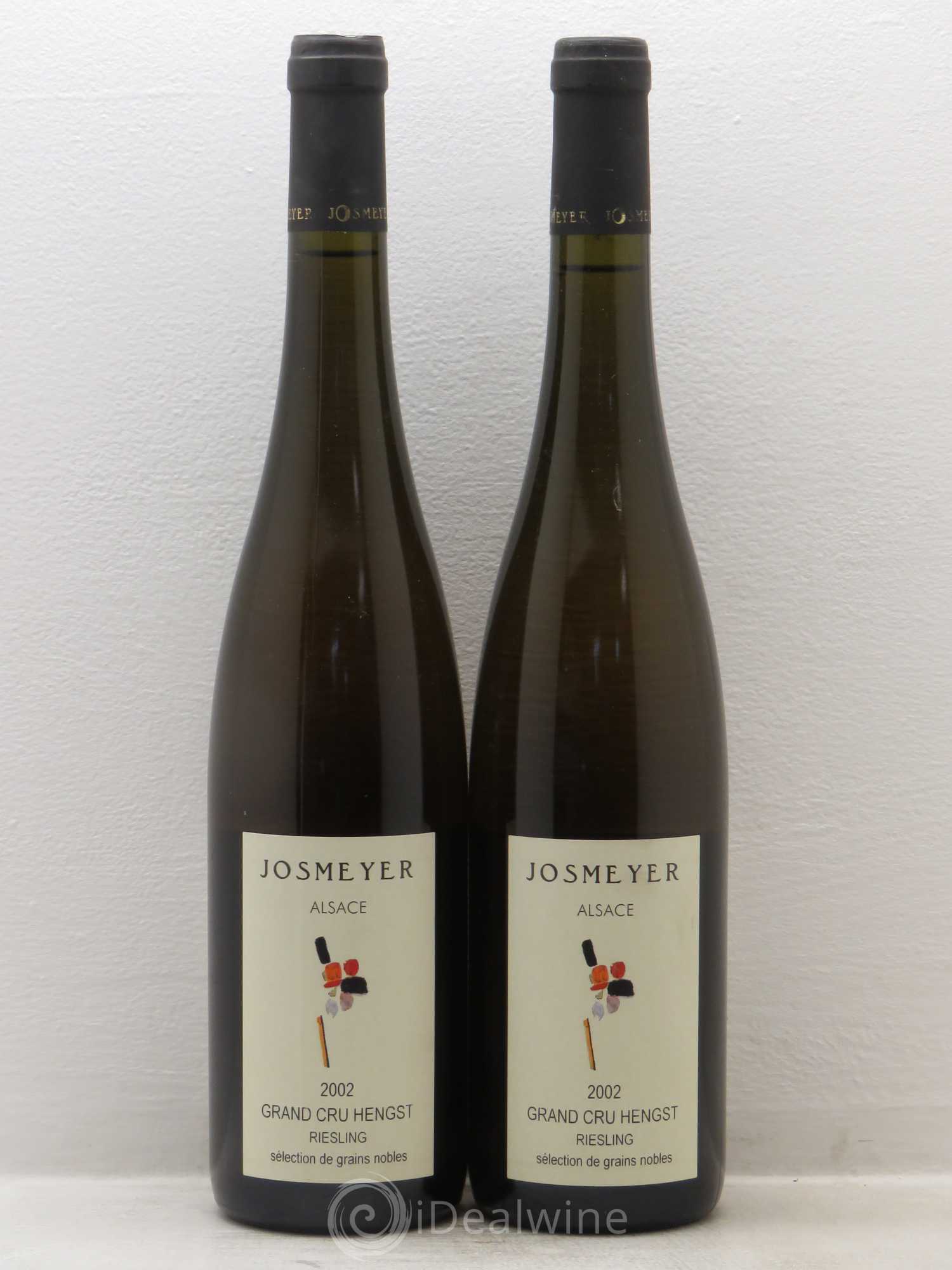 Alsace Riesling Grand Cru Hengst Josmeyer (Domaine) Sélection de Grains nobles 2002 - Posten von 2 Flaschen - 0