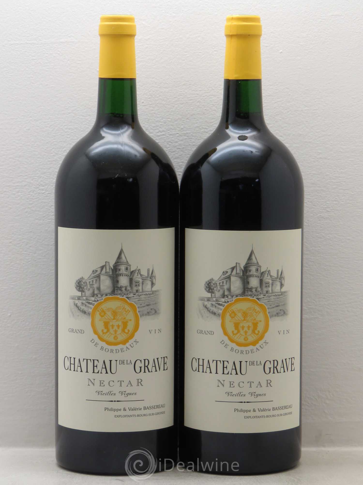 Côtes de Bourg Chateau la Grave Nectar Vieilles vignes 2009 - Posten von 2 Magnum - 0