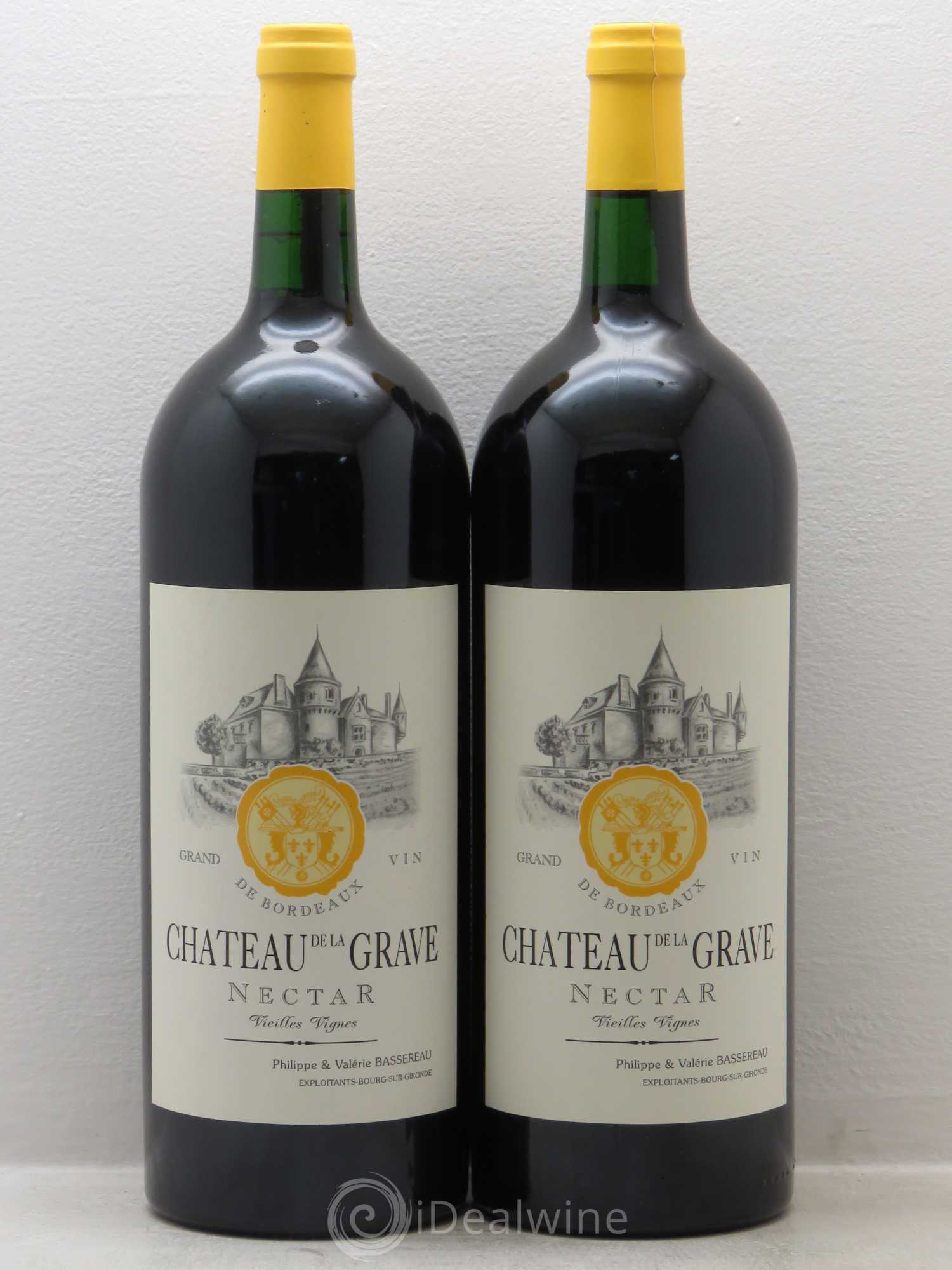Côtes de Bourg Chateau la Grave Nectar Vieilles vignes 2009 - Posten von 2 Magnum - 0