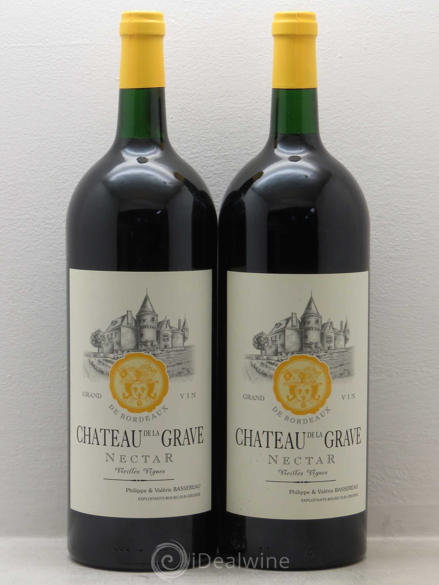 Côtes de Bourg Chateau la Grave Nectar Vieilles vignes 2009 - Posten von 2 Magnum - 0
