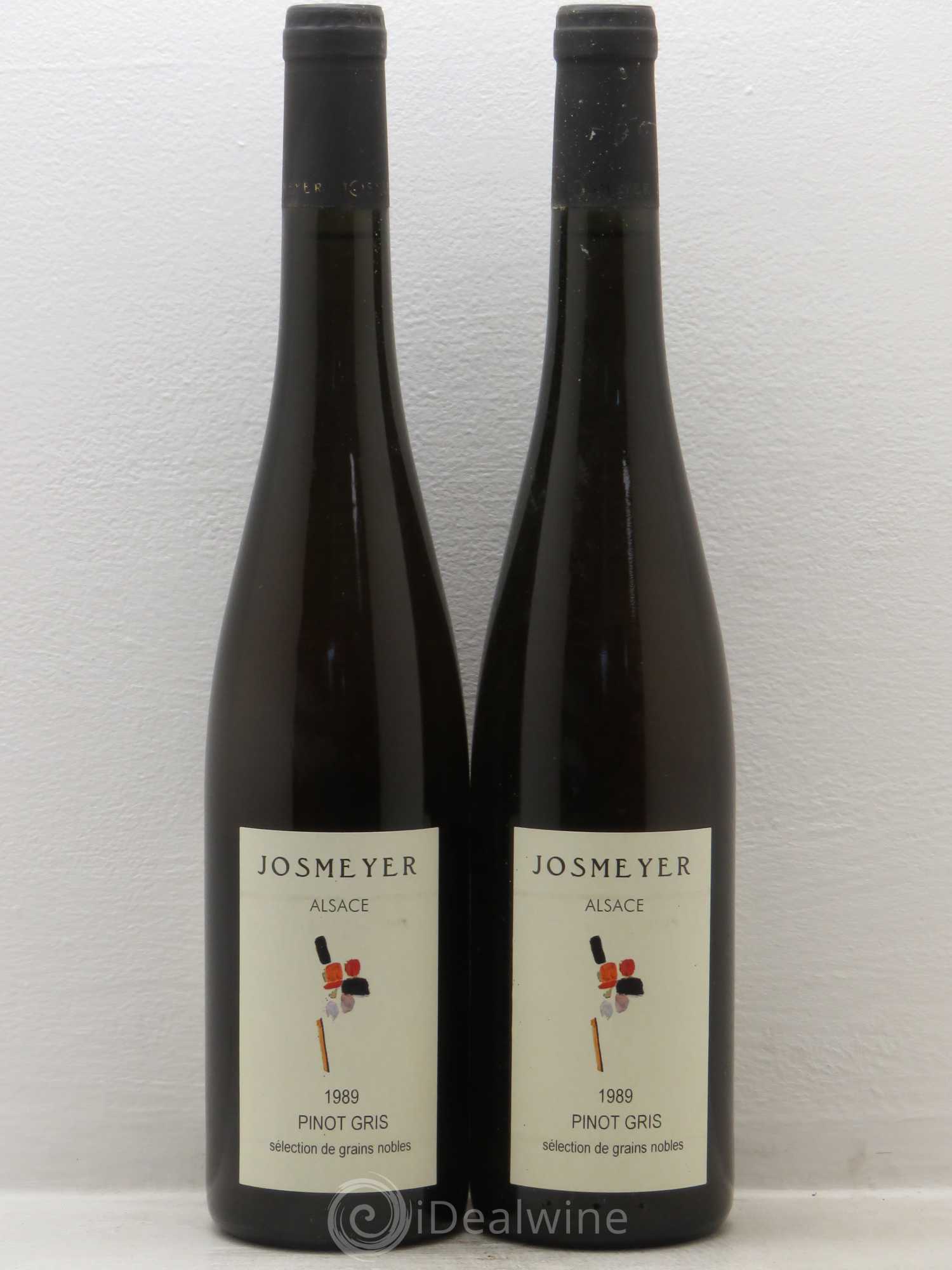 Pinot Gris Sélection de Grains nobles Josmeyer 1989 - Posten von 2 Flaschen - 0