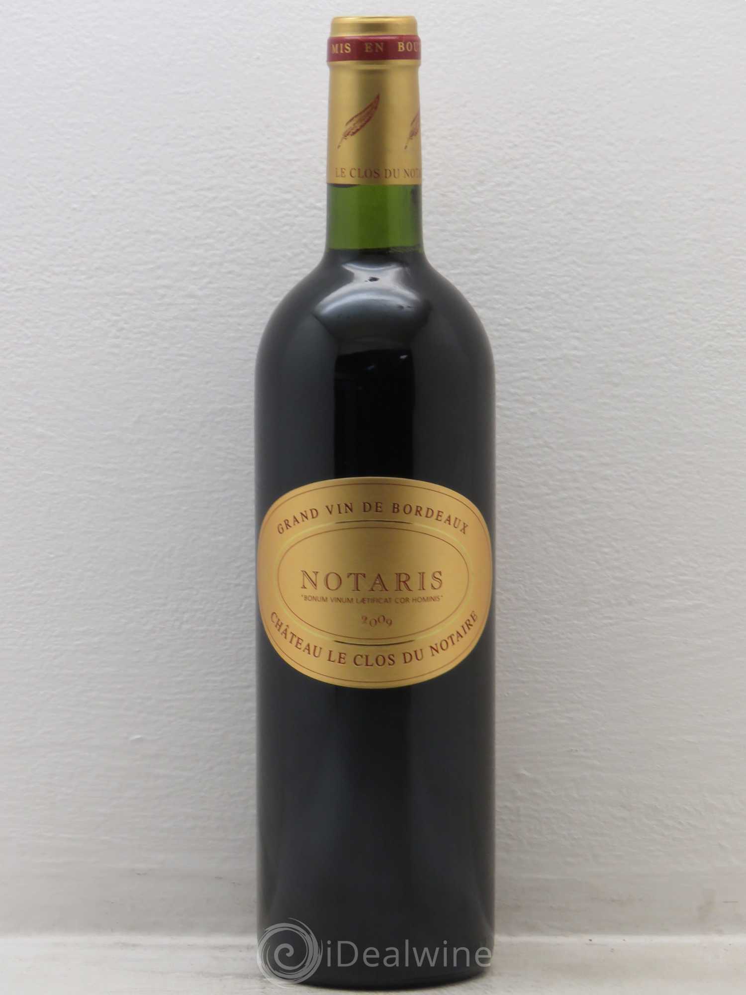 Côtes de Bourg Chateau le Clos du Notaire Cuvée Notaris 2009 - Posten von 6 Flaschen - 0