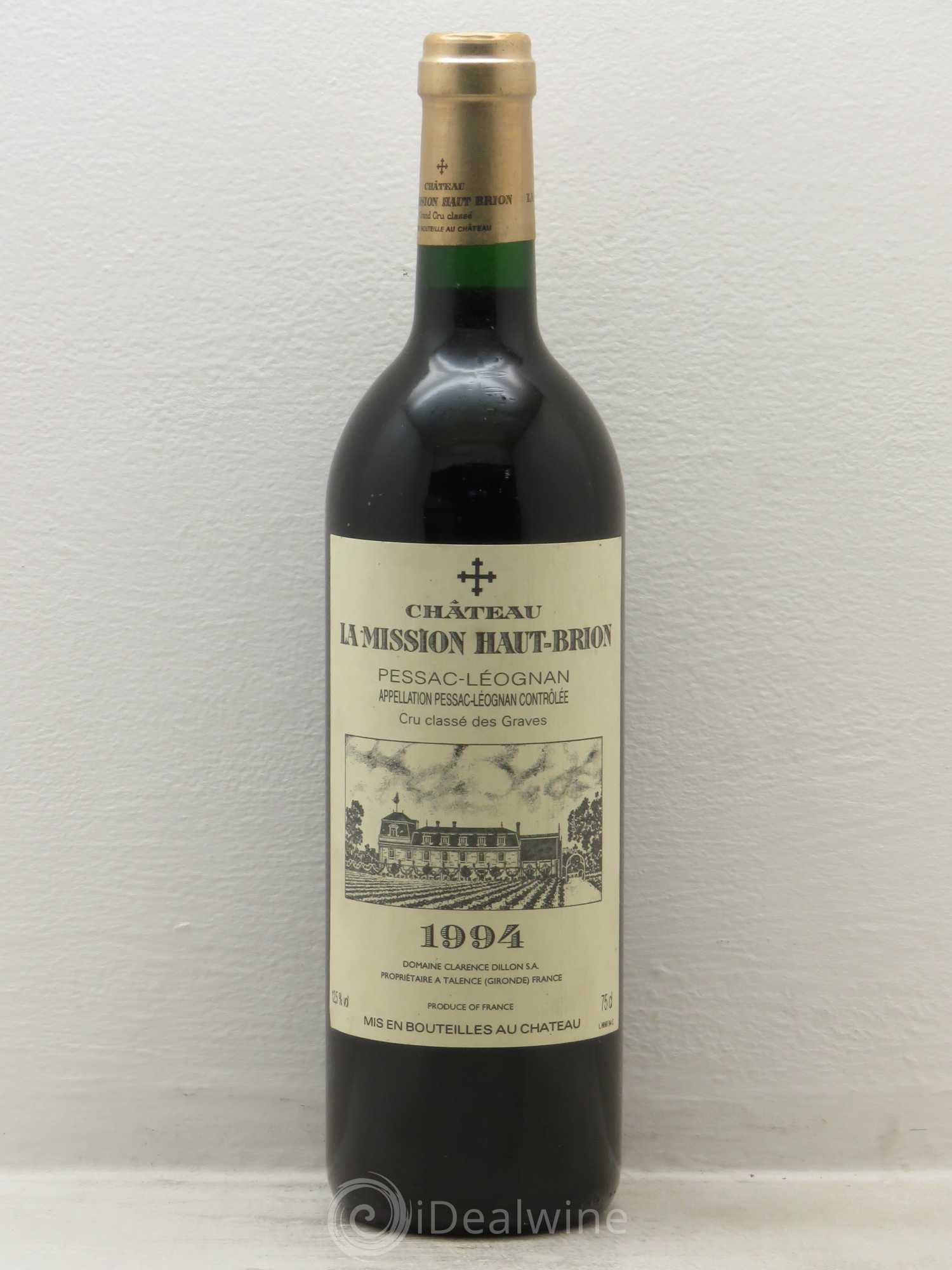 Château la Mission Haut-Brion Cru Classé de Graves 1994 - Lot de 1 bouteille - 0