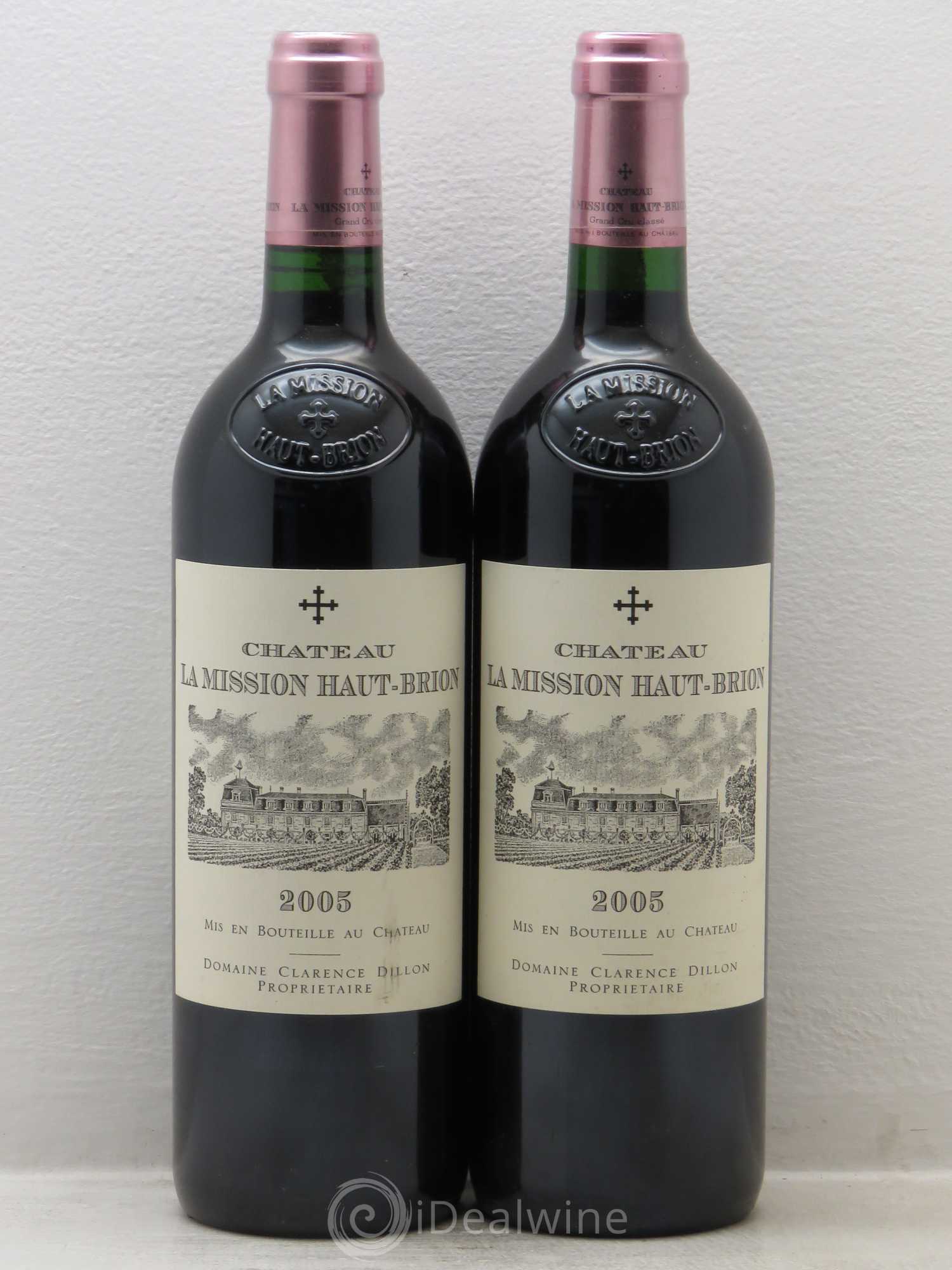 Château la Mission Haut-Brion Cru Classé de Graves 2005 - Lot de 2 bouteilles - 0