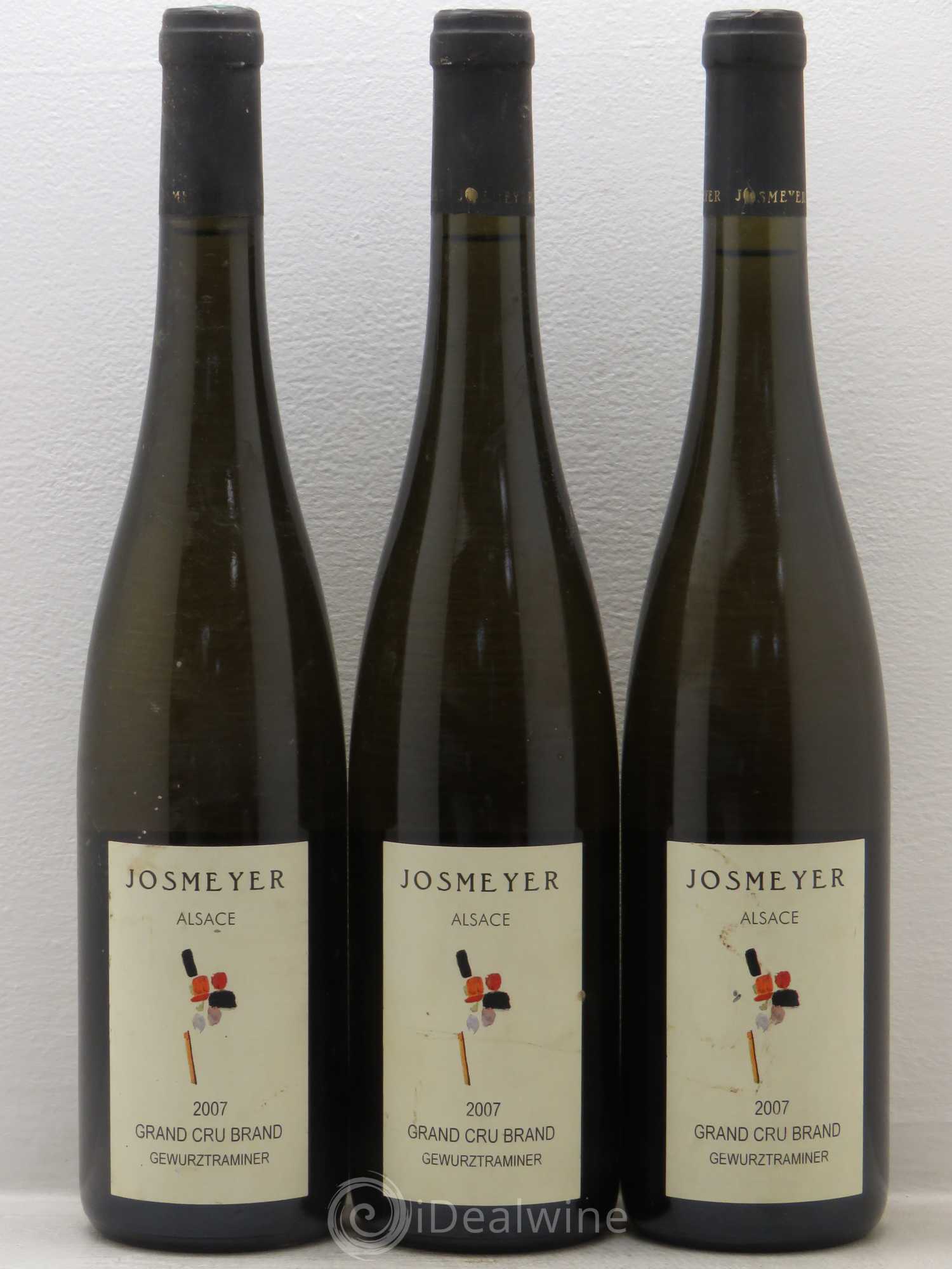 Gewurztraminer Brand Josmeyer 2007 - Posten von 3 Flaschen - 0