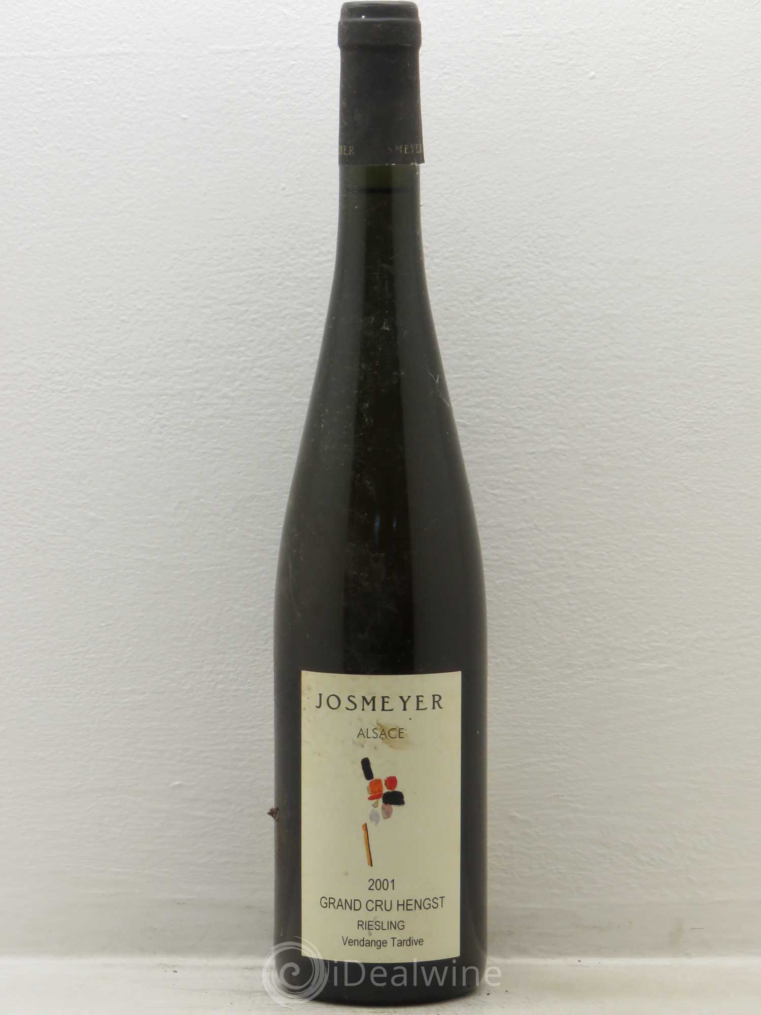 Alsace Riesling Grand Cru Hengst Josmeyer (Domaine) Vendanges Tardives 2001 - Posten von 6 Flaschen - 0