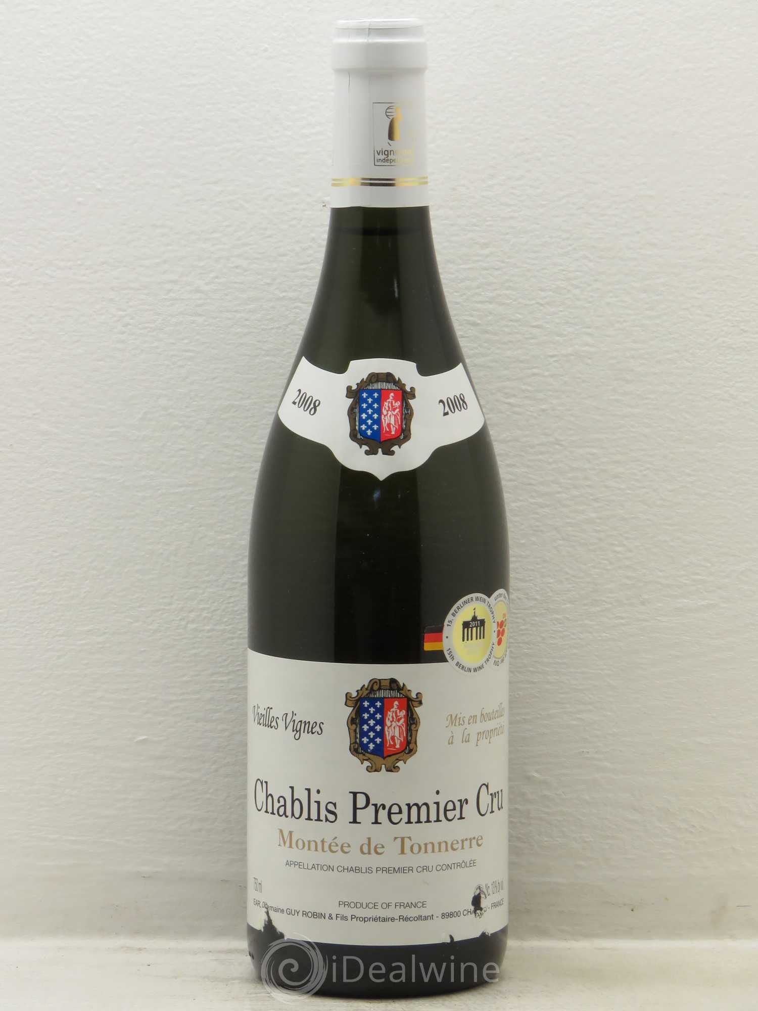 Chablis 1er Cru Guy Robin Vieilles Vignes 2008 - Posten von 6 Flaschen - 0