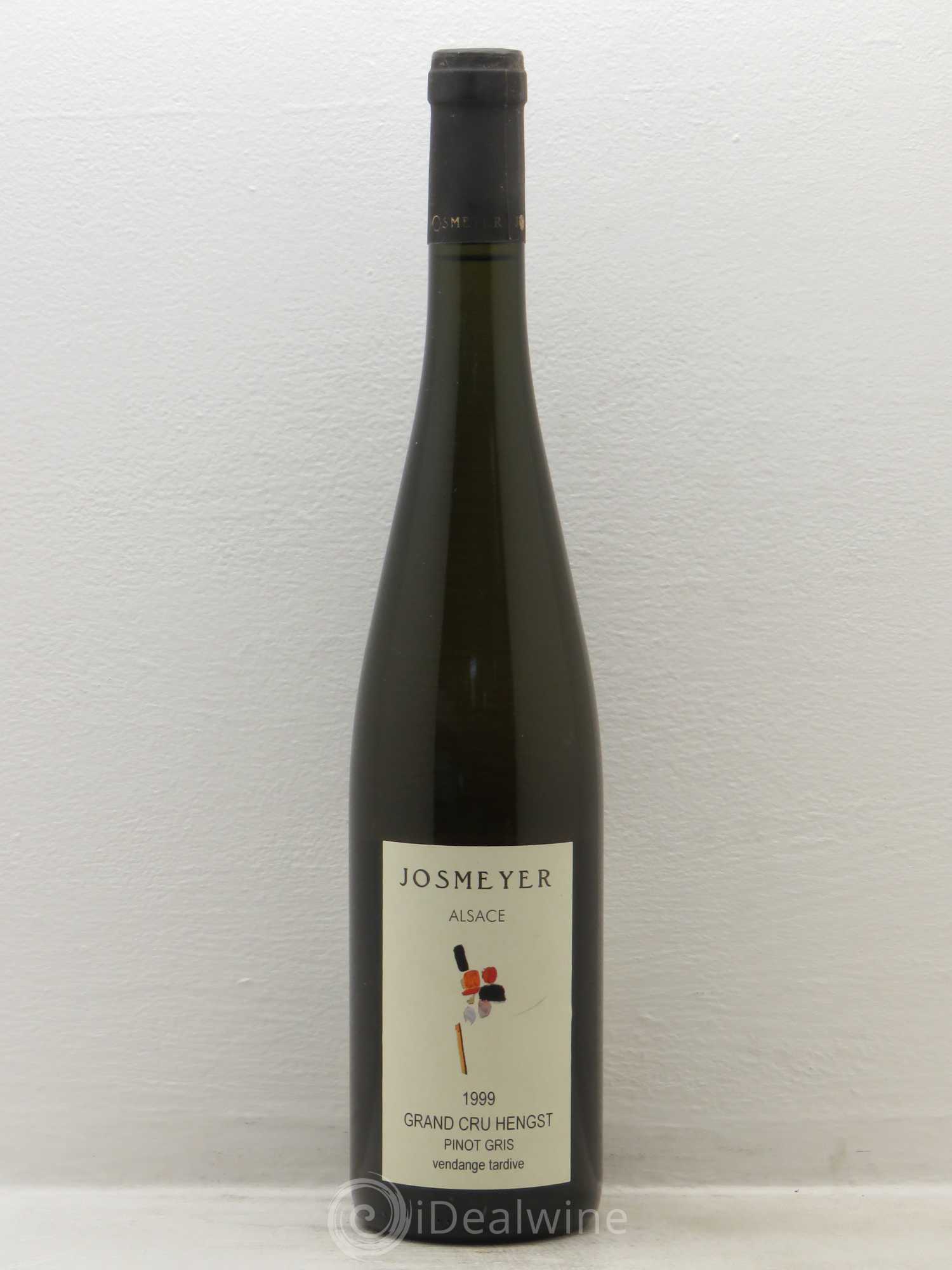 Pinot Gris Hengst Vendanges Tardives Josmeyer 1999 - Posten von 1 Flasche - 0