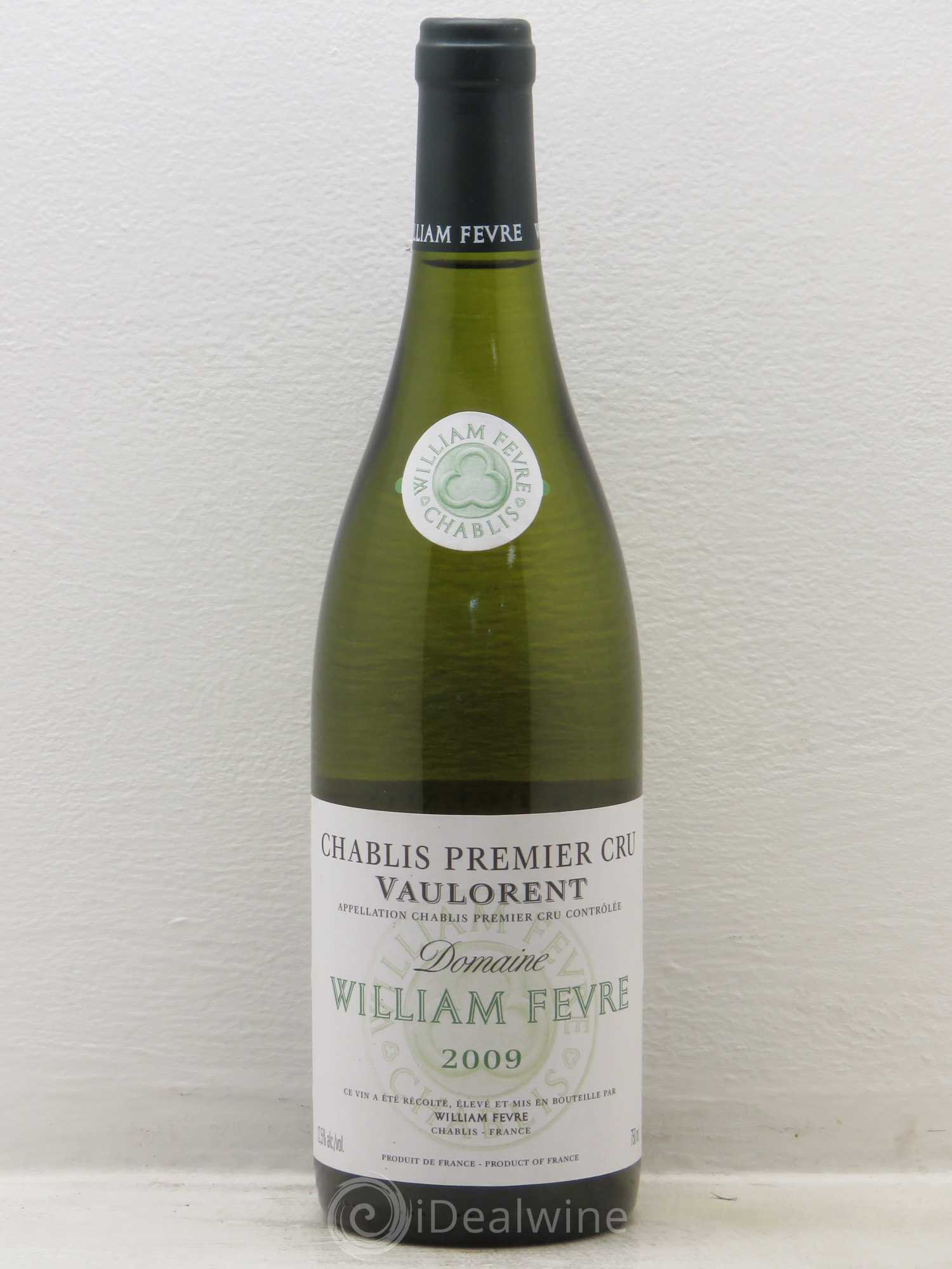 Chablis 1er Cru Vaulorent William Fèvre 2009 - Lot de 1 bouteille - 0