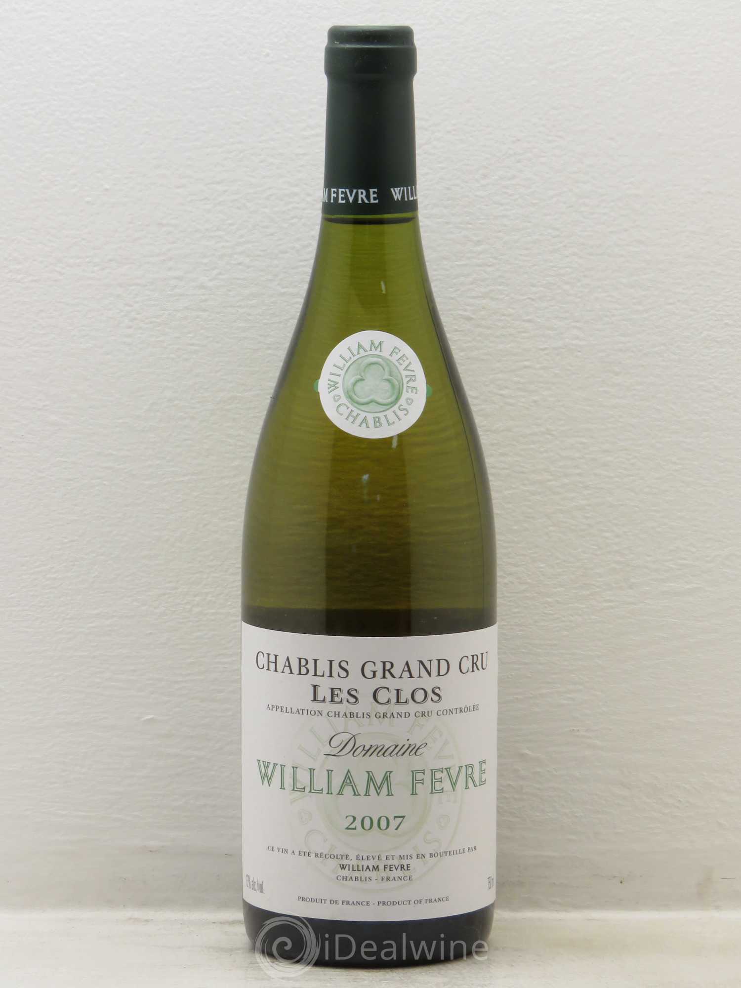 Chablis Grand Cru Les Clos William Fèvre 2007 - Lot de 6 bouteilles - 0