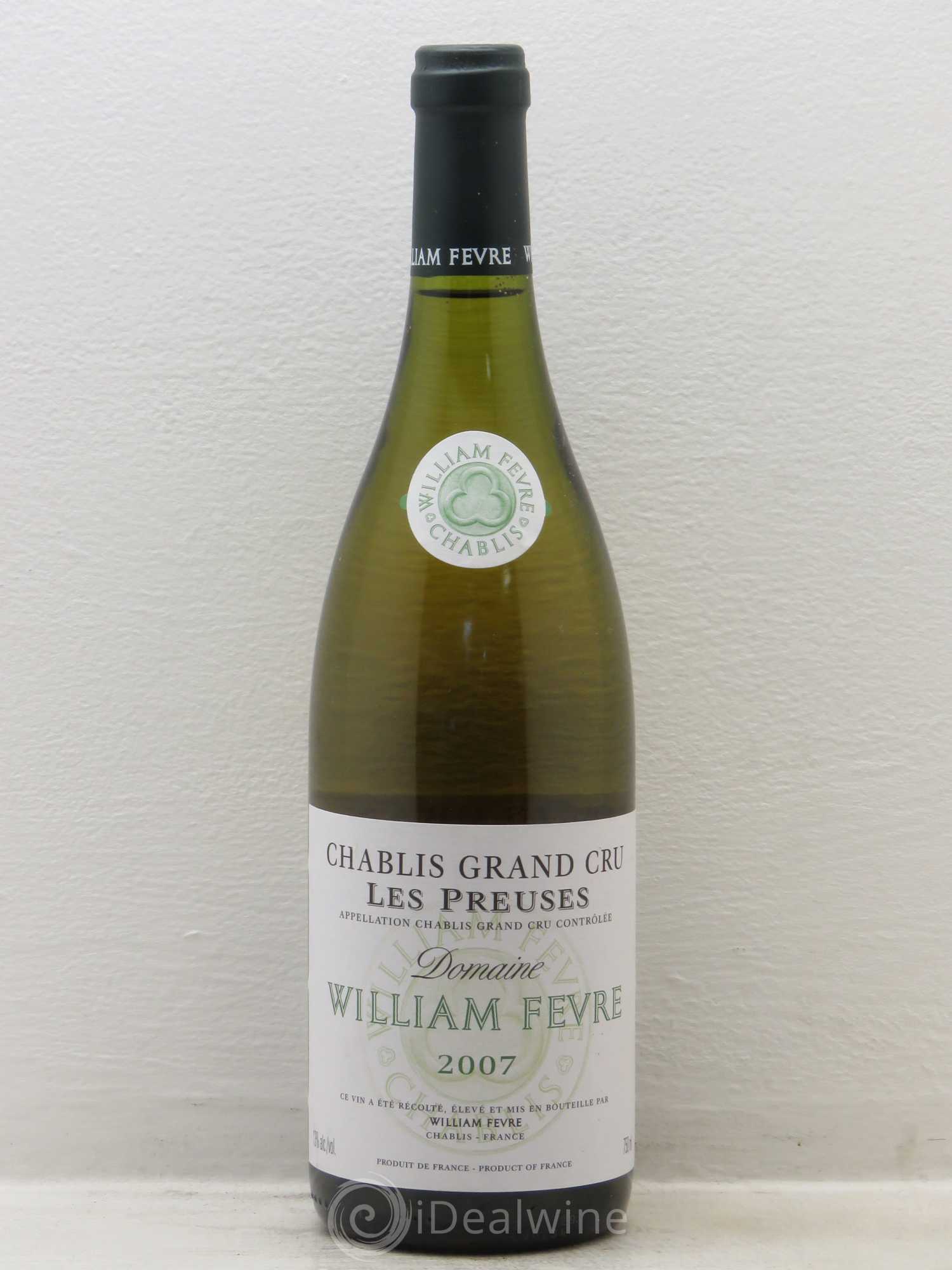 Chablis Grand Cru les Preuses William Fèvre 2007 - Lot de 6 bouteilles - 0