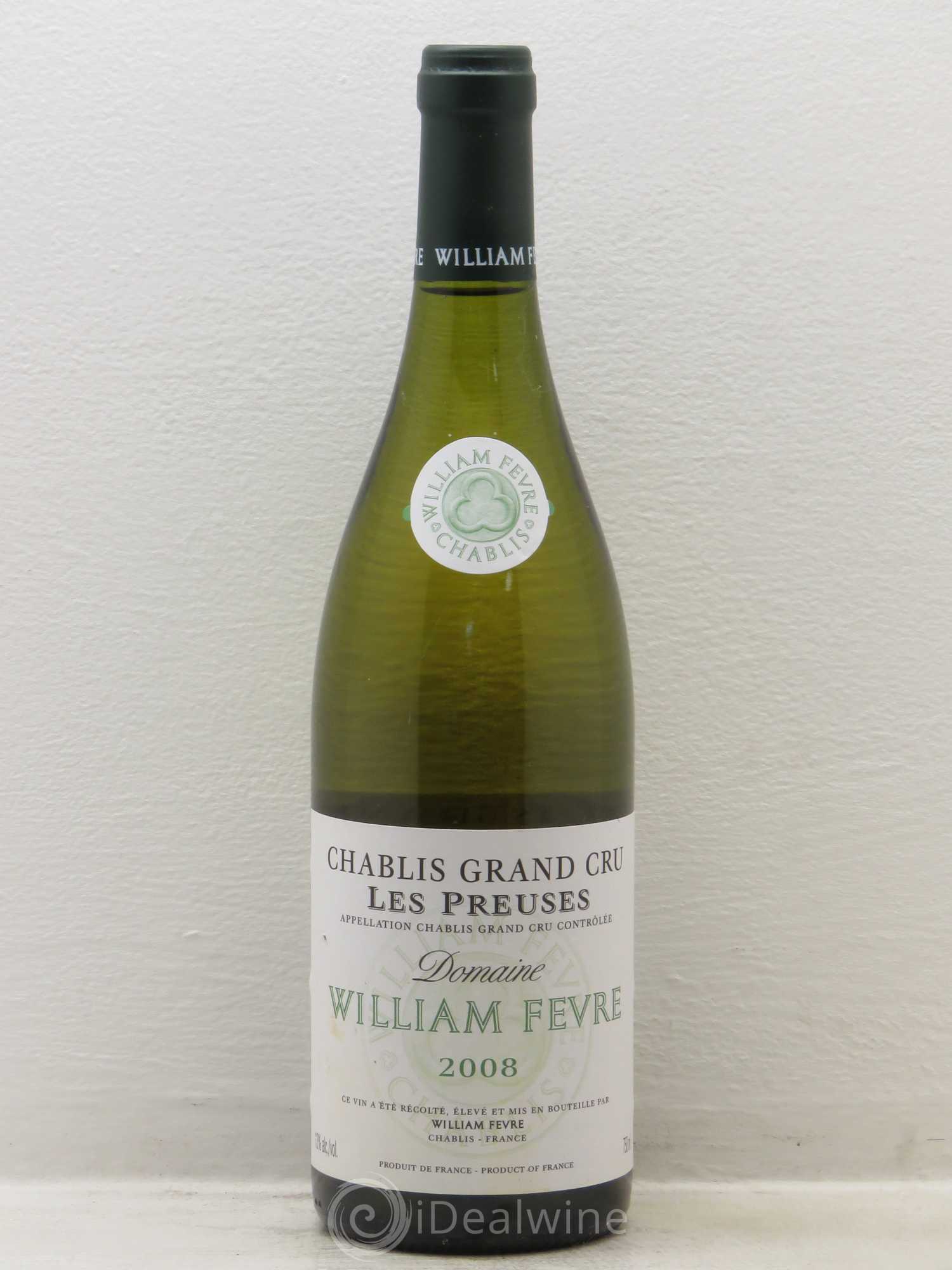 Chablis Grand Cru les Preuses William Fèvre 2008 - Lot de 6 bouteilles - 0