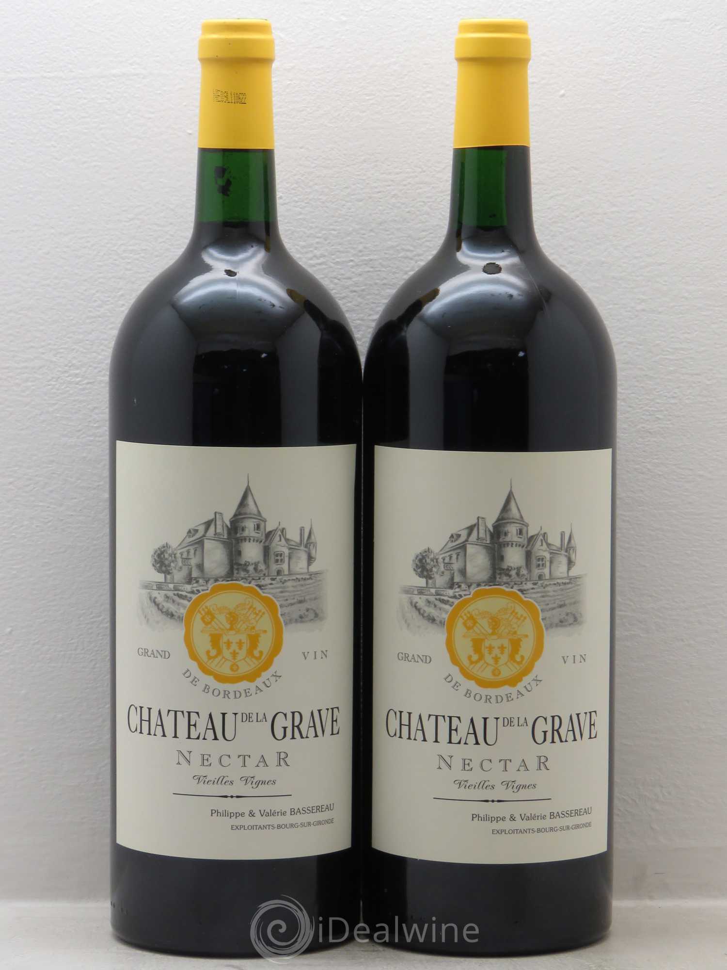 Côtes de Bourg Chateau la Grave Nectar Vieilles vignes 2009 - Posten von 2 Magnum - 0