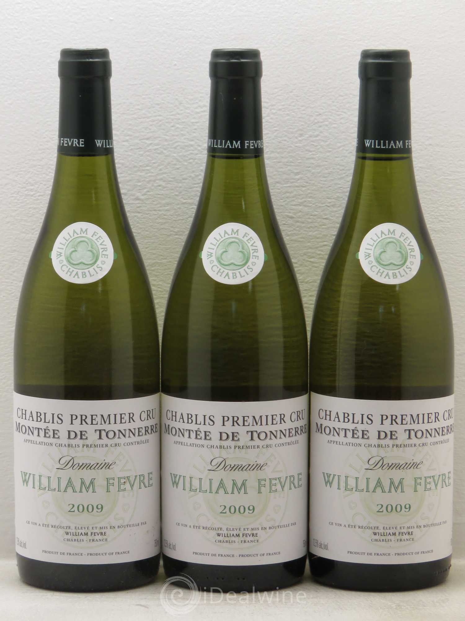 Chablis 1er Cru Montée de Tonnerre William Fèvre 2009 - Lot de 3 bouteilles - 0