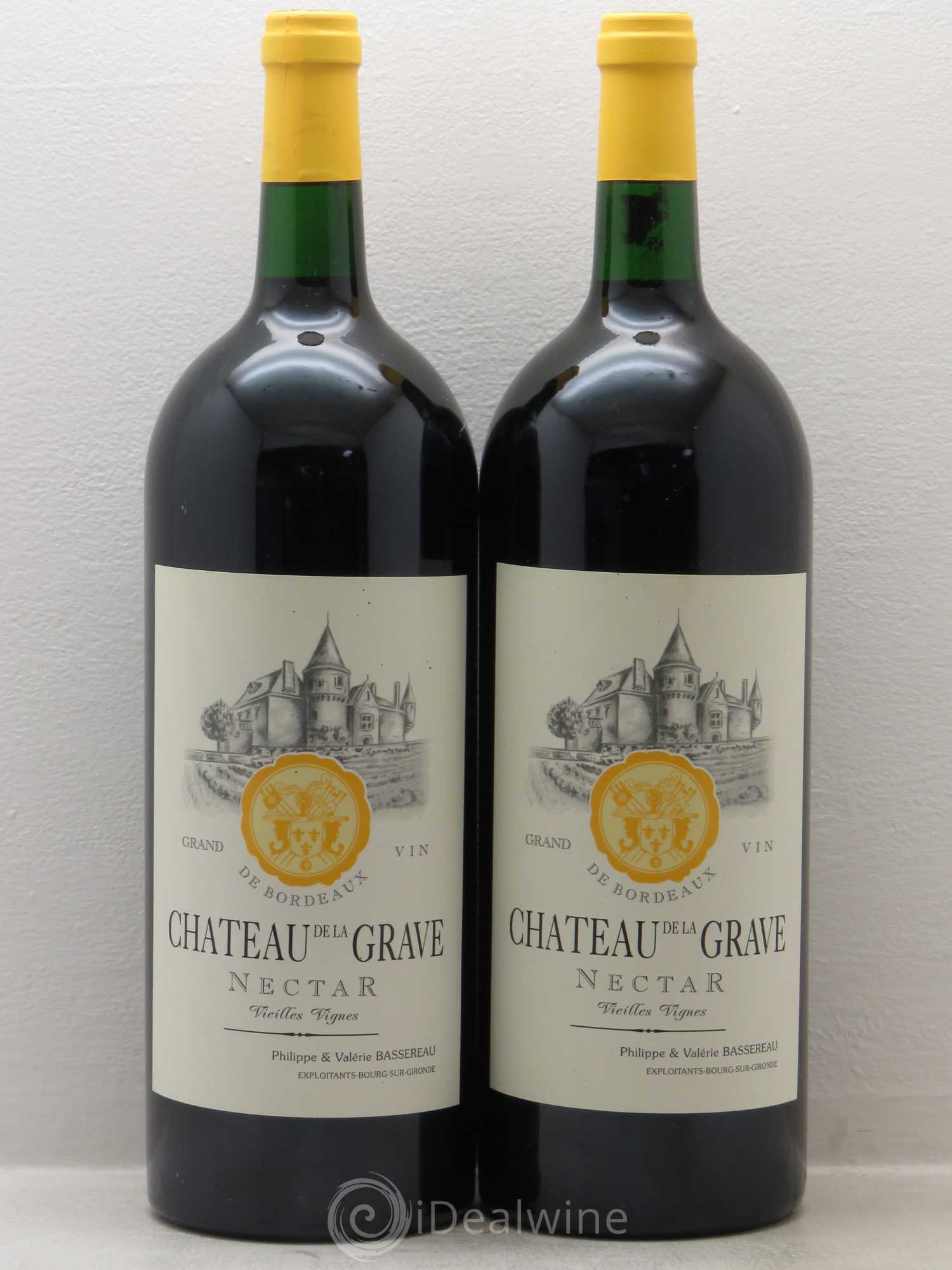 Côtes de Bourg Chateau la Grave Nectar Vieilles vignes 2009 - Posten von 2 Magnum - 0