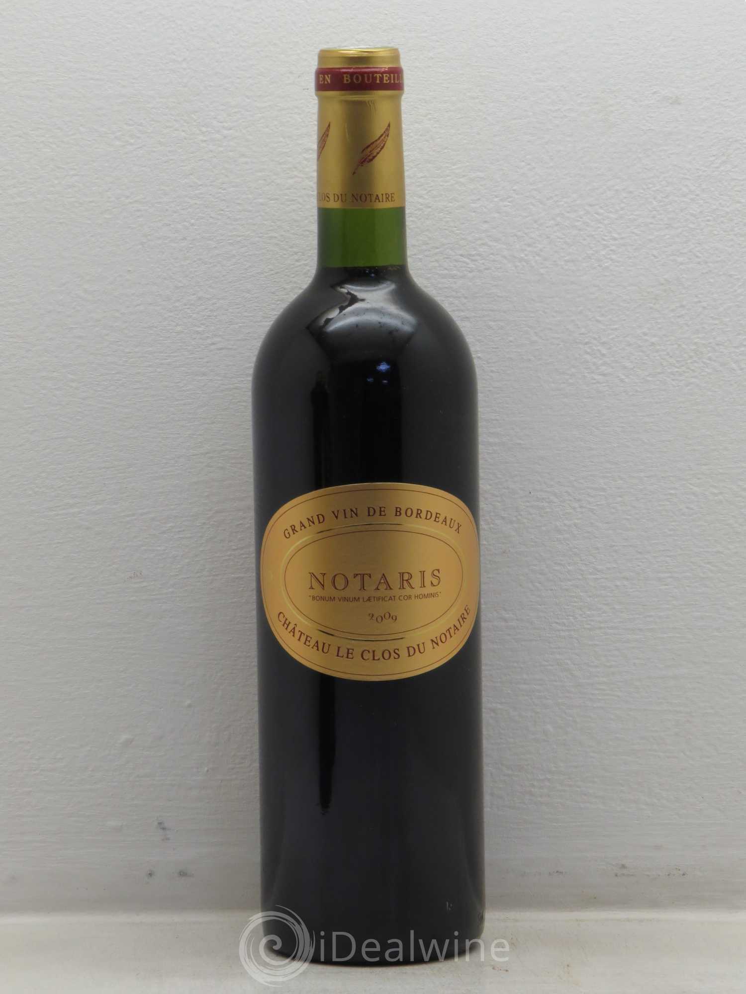 Côtes de Bourg Chateau le Clos du Notaire Cuvée Notaris 2009 - Posten von 6 Flaschen - 0