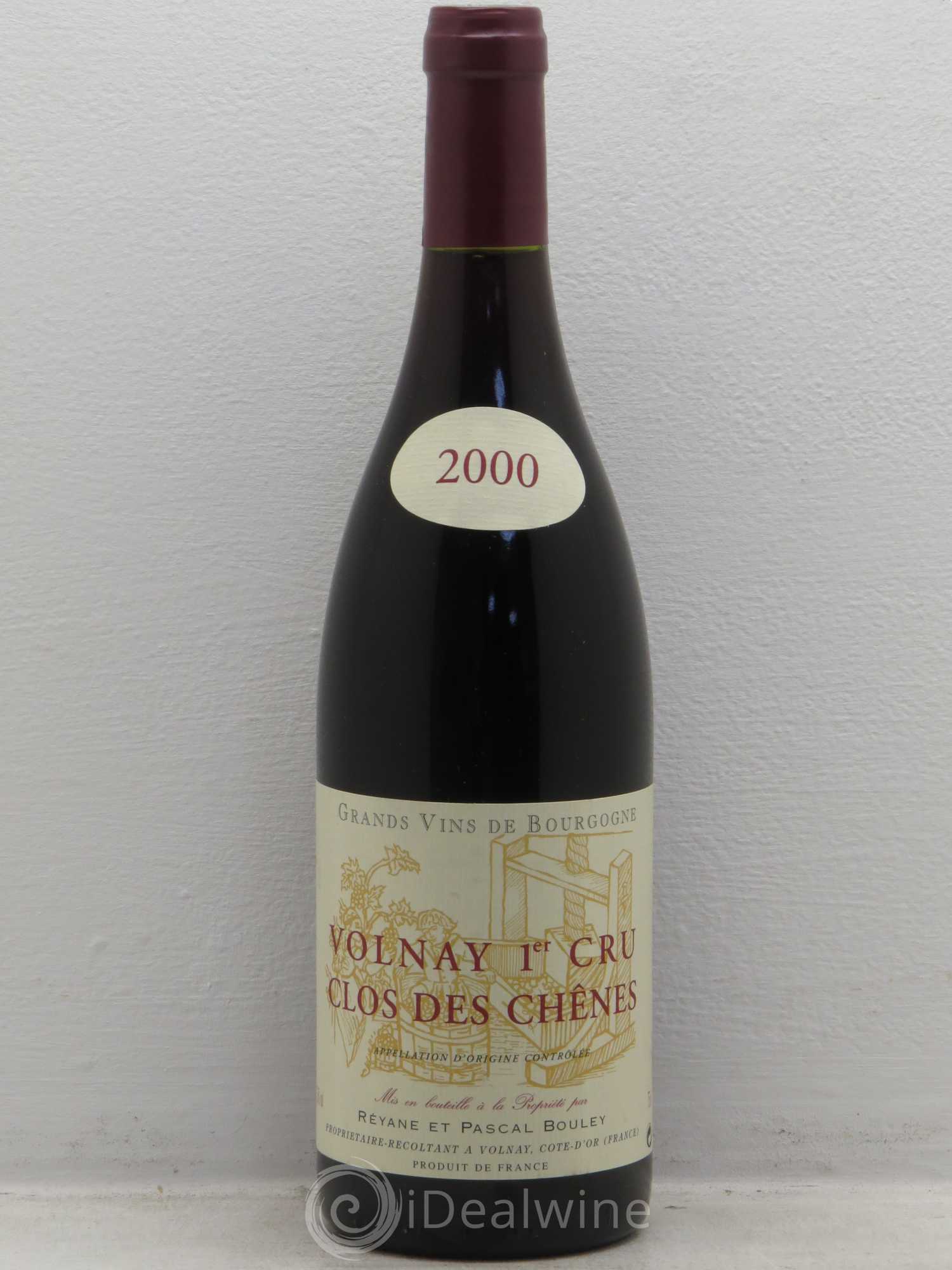Volnay 1er Cru Domaine Réyane & Pascal Bouley 2000 - Lot de 1 bouteille - 0
