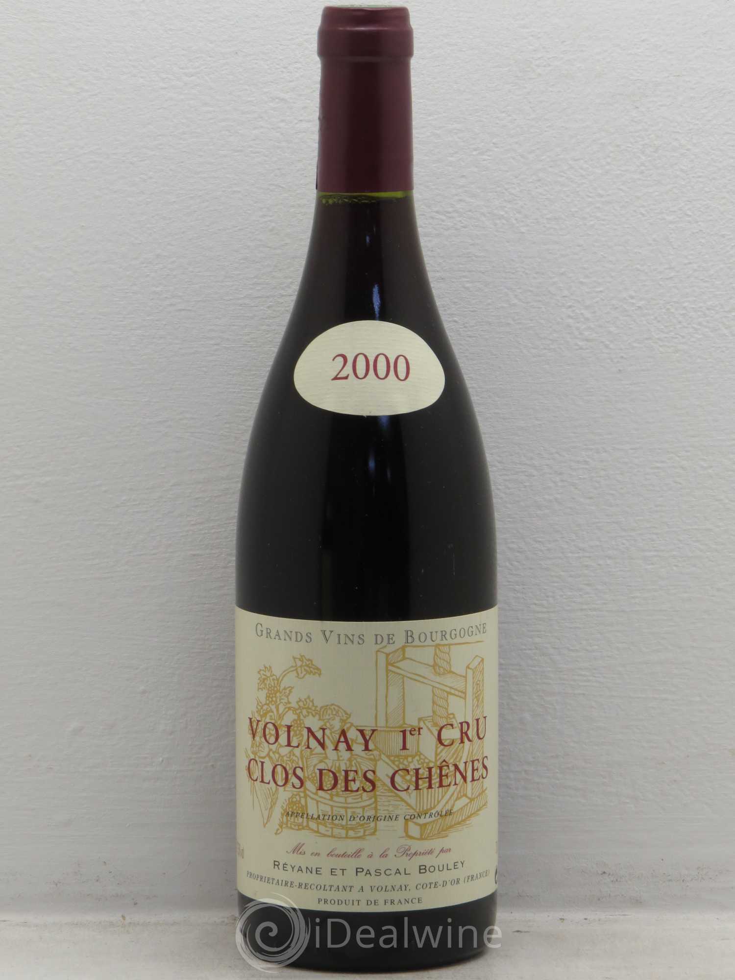 Volnay 1er Cru Domaine Réyane & Pascal Bouley 2000 - Lot de 6 bouteilles - 0