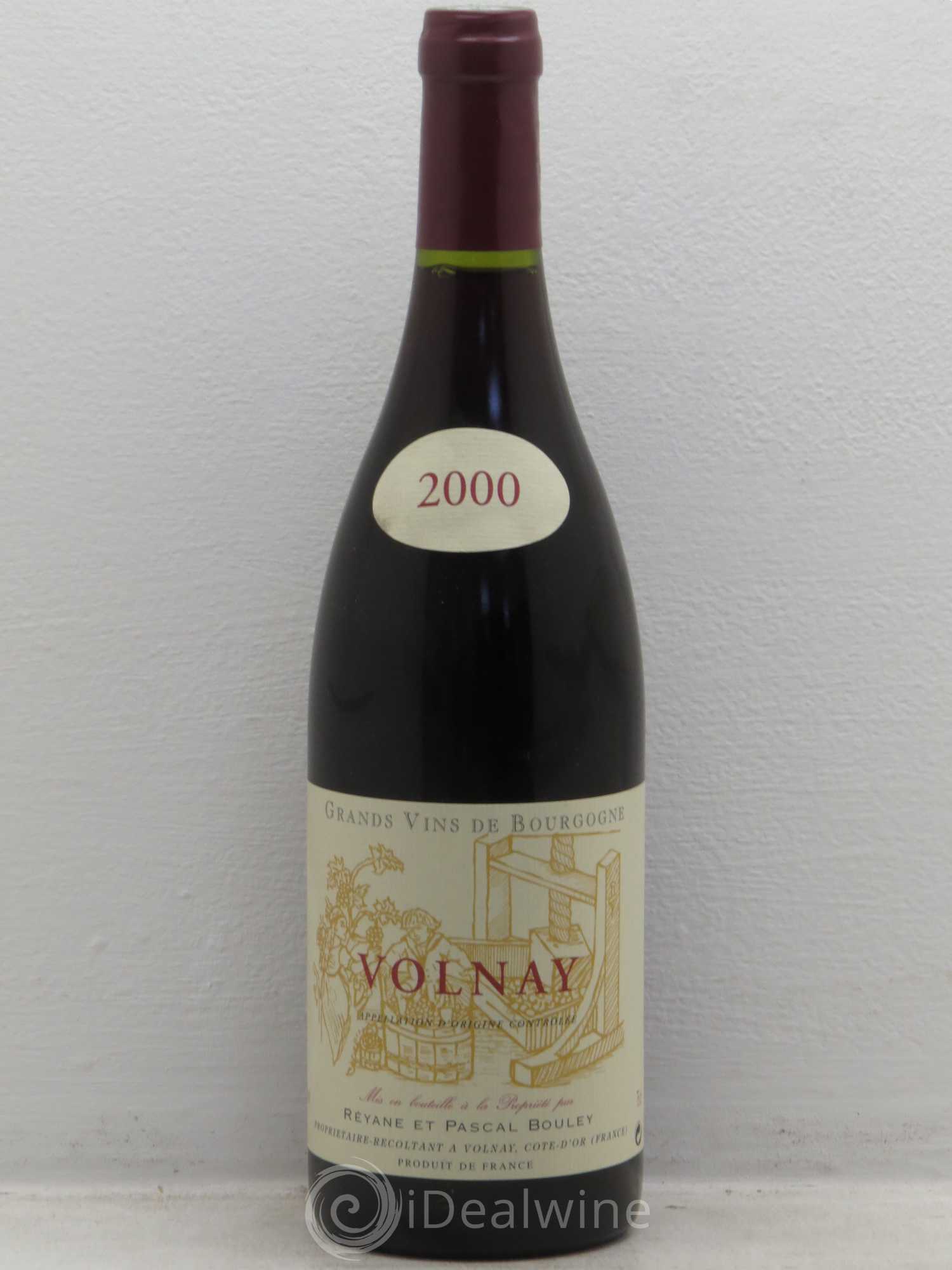 Volnay Domaine Réyane & Pascal Bouley 2000 - Lot of 6 bottles - 0