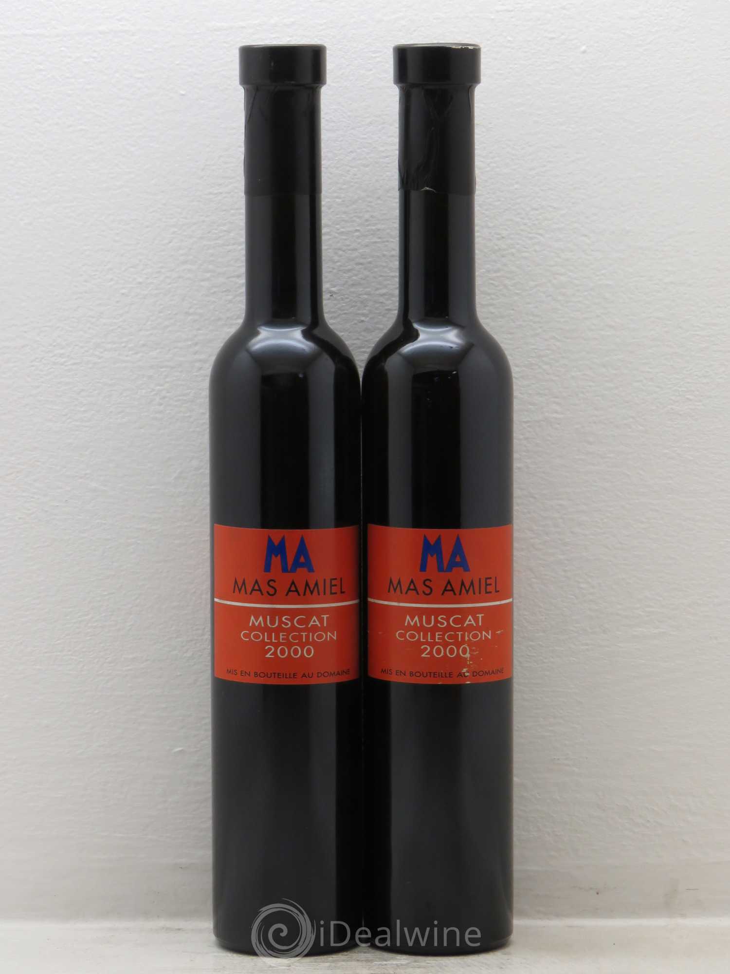 Muscat de Rivesaltes Mas Amiel 2000 - Posten von 2 Demi-Flaschen - 0