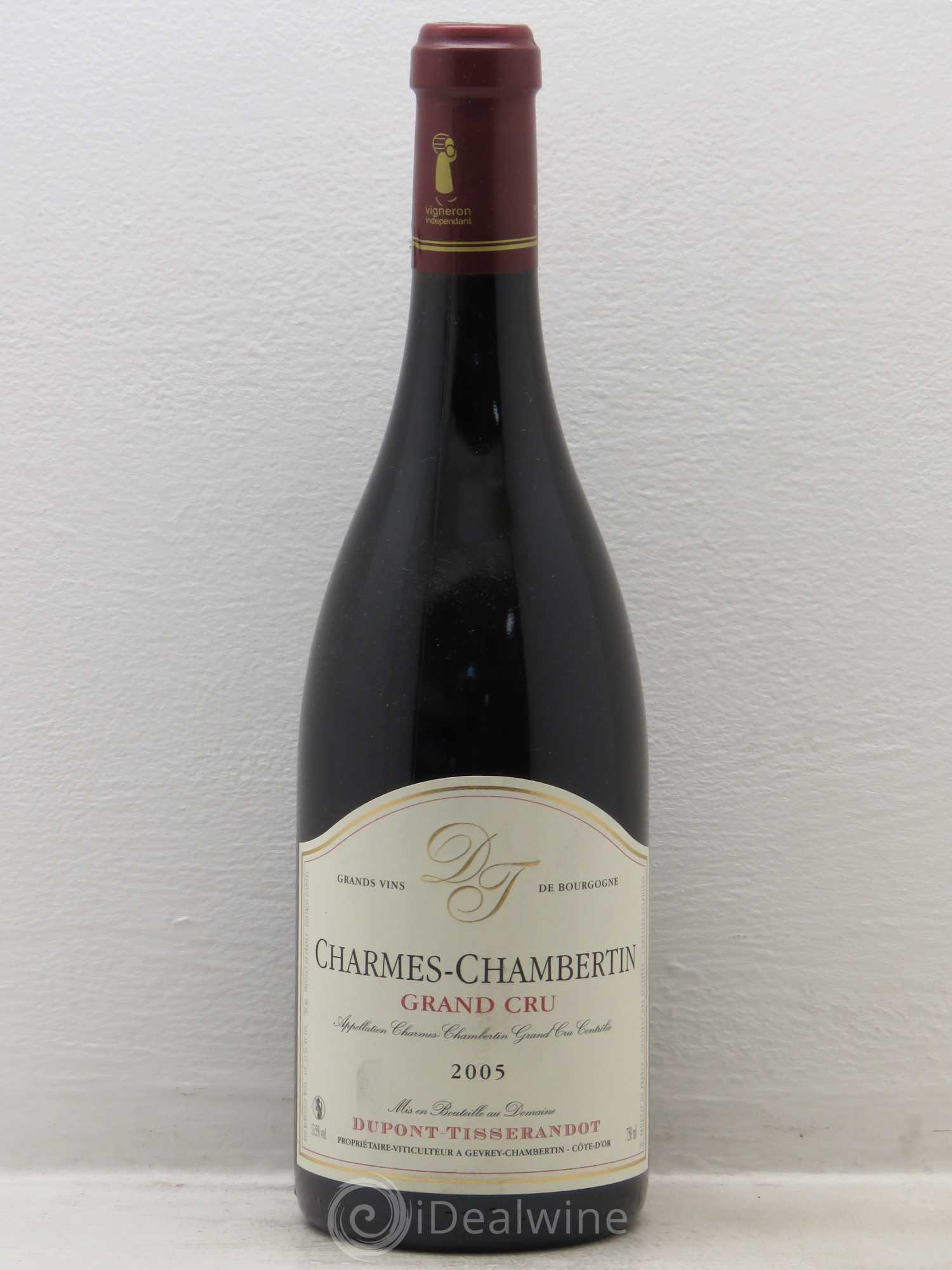 Charmes-Chambertin Grand Cru Dupont-Tisserandot (Domaine) 2005 - Lot de 6 bouteilles - 0