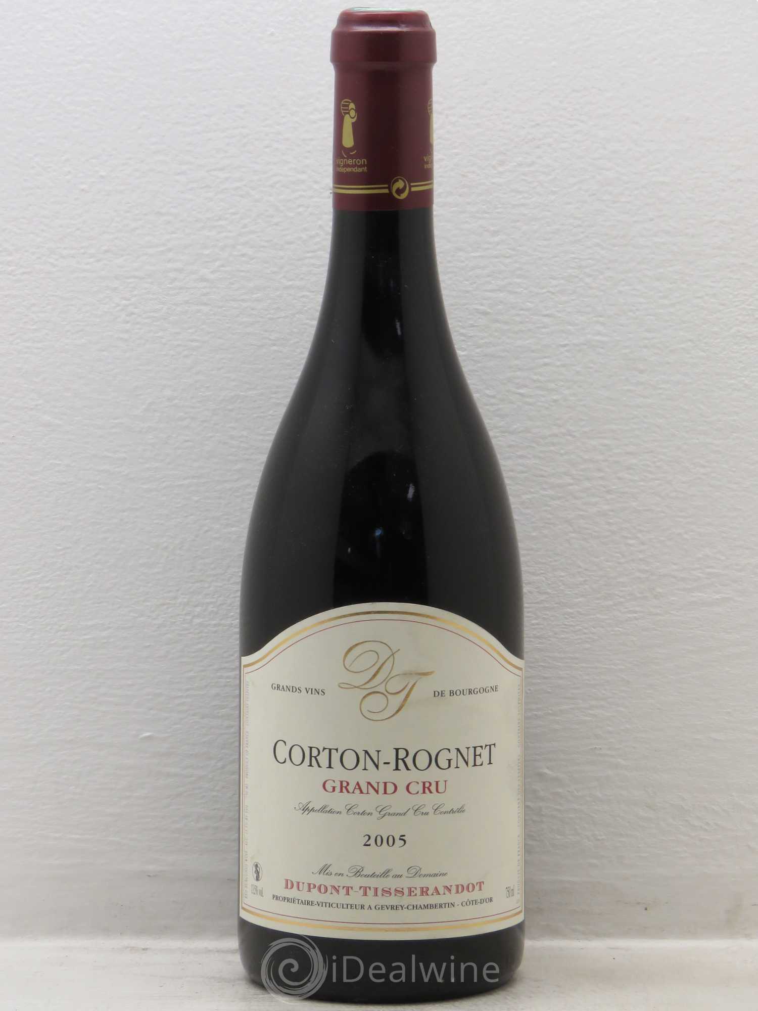 Corton Grand Cru Dupont-Tisserandot (Domaine) 2005 - Posten von 6 Flaschen - 0
