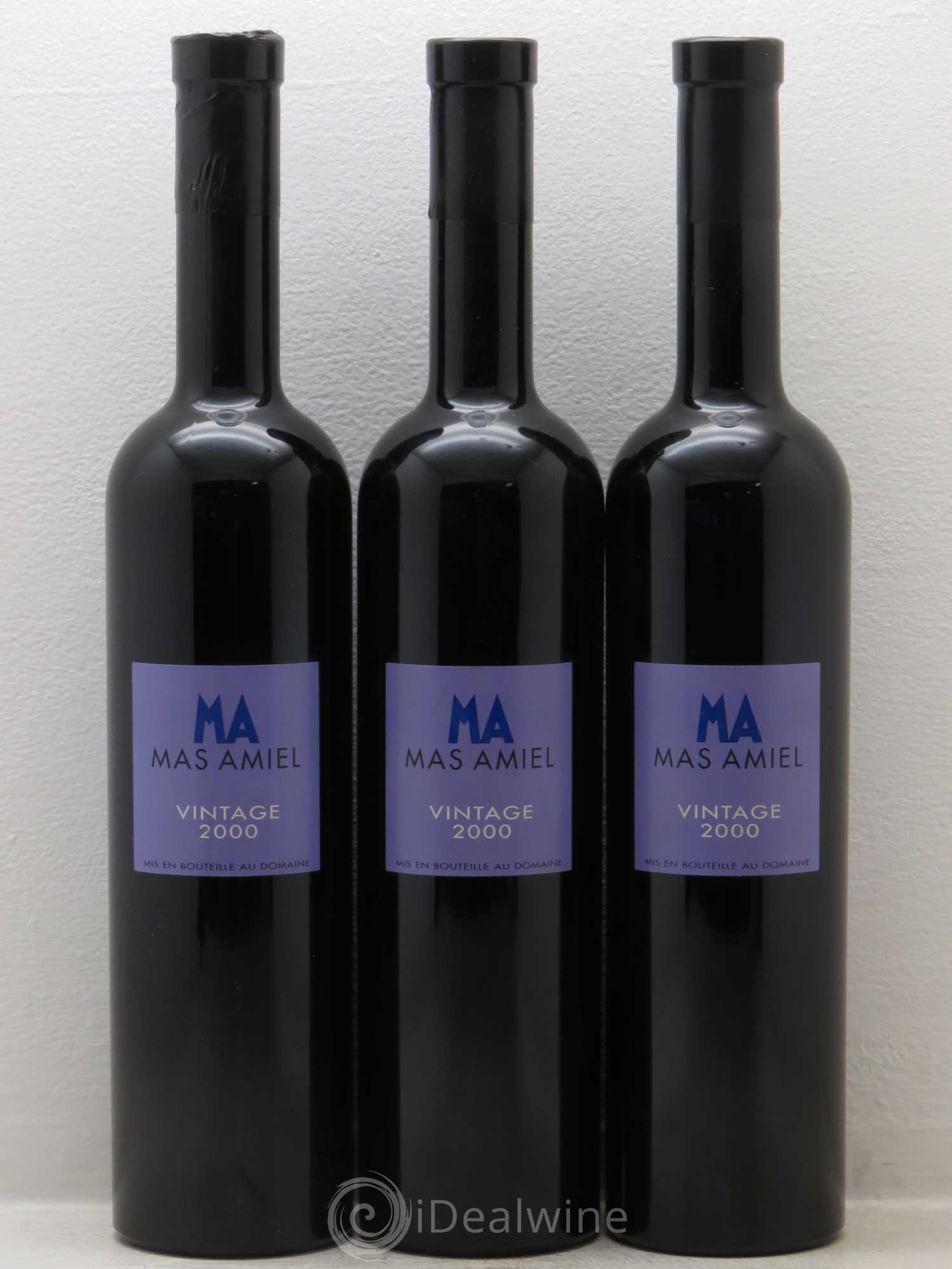 Maury Mas Amiel 2000 - Lot de 3 bouteilles - 0