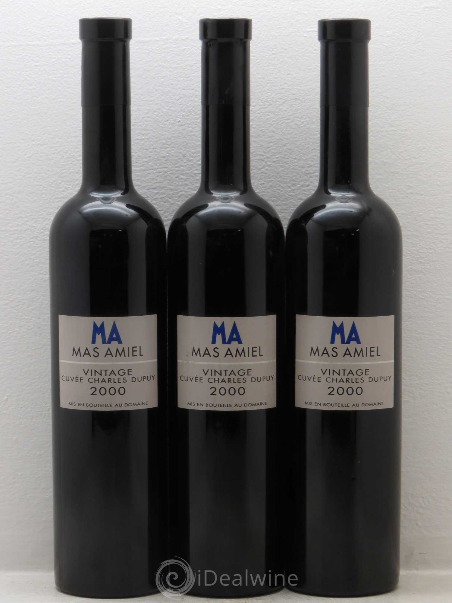 Maury Mas Amiel Cuvée Charles Dupuy 2000 - Posten von 3 Flaschen - 0