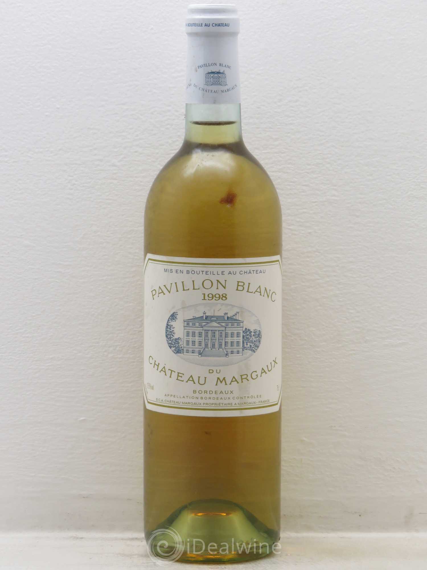 Pavillon Blanc du Château Margaux 1998 - Lot de 1 bouteille - 0
