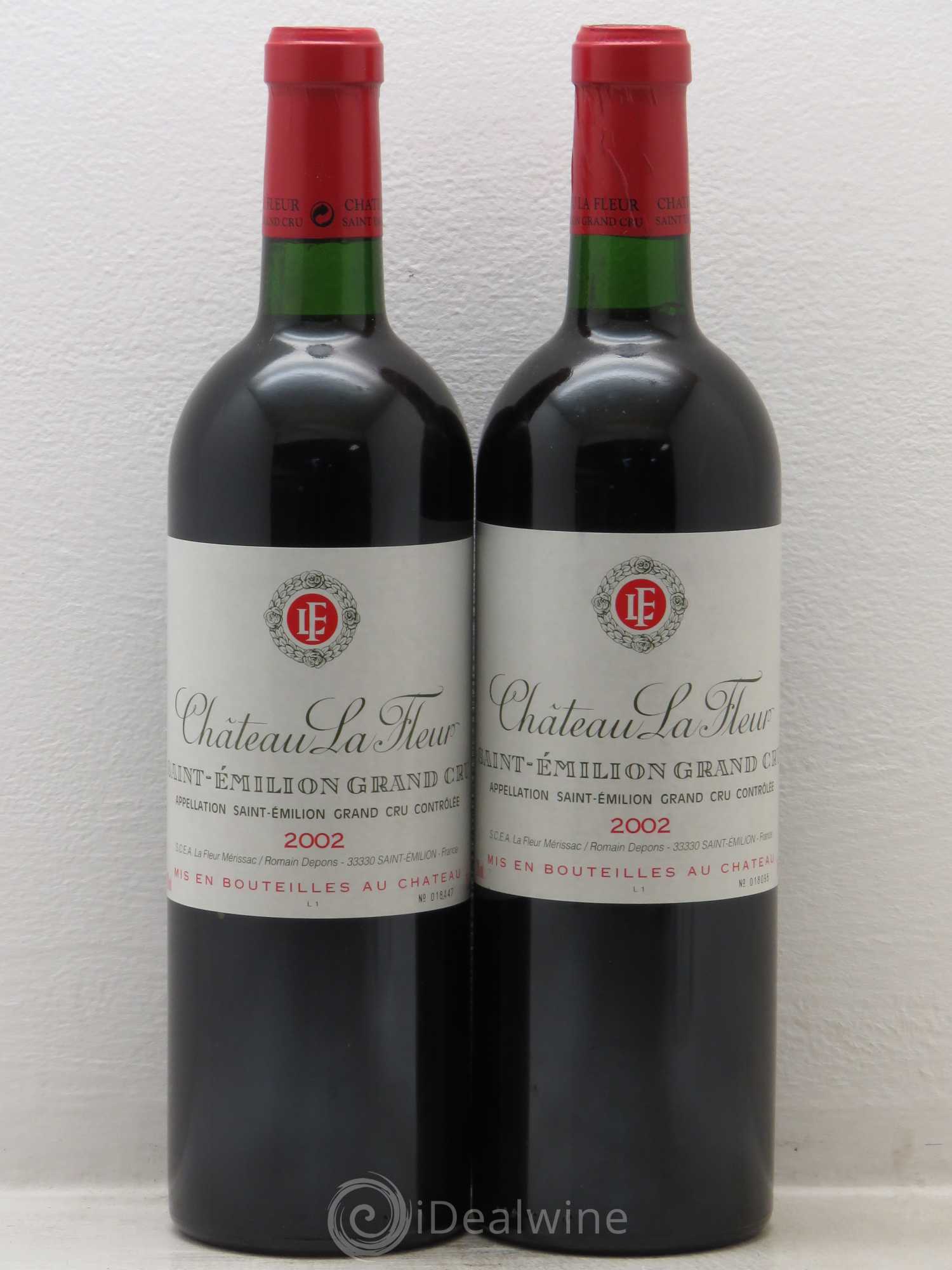 Château La Fleur 2002 - Lot de 2 bouteilles - 0