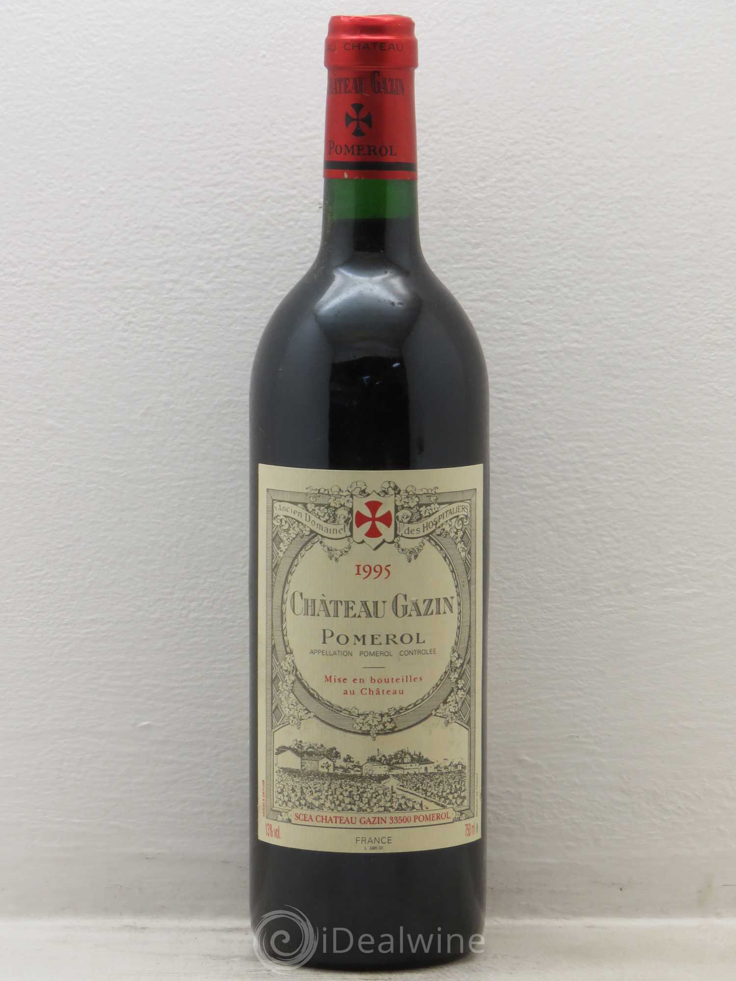 Château Gazin 1995 - Lot de 1 bouteille - 0