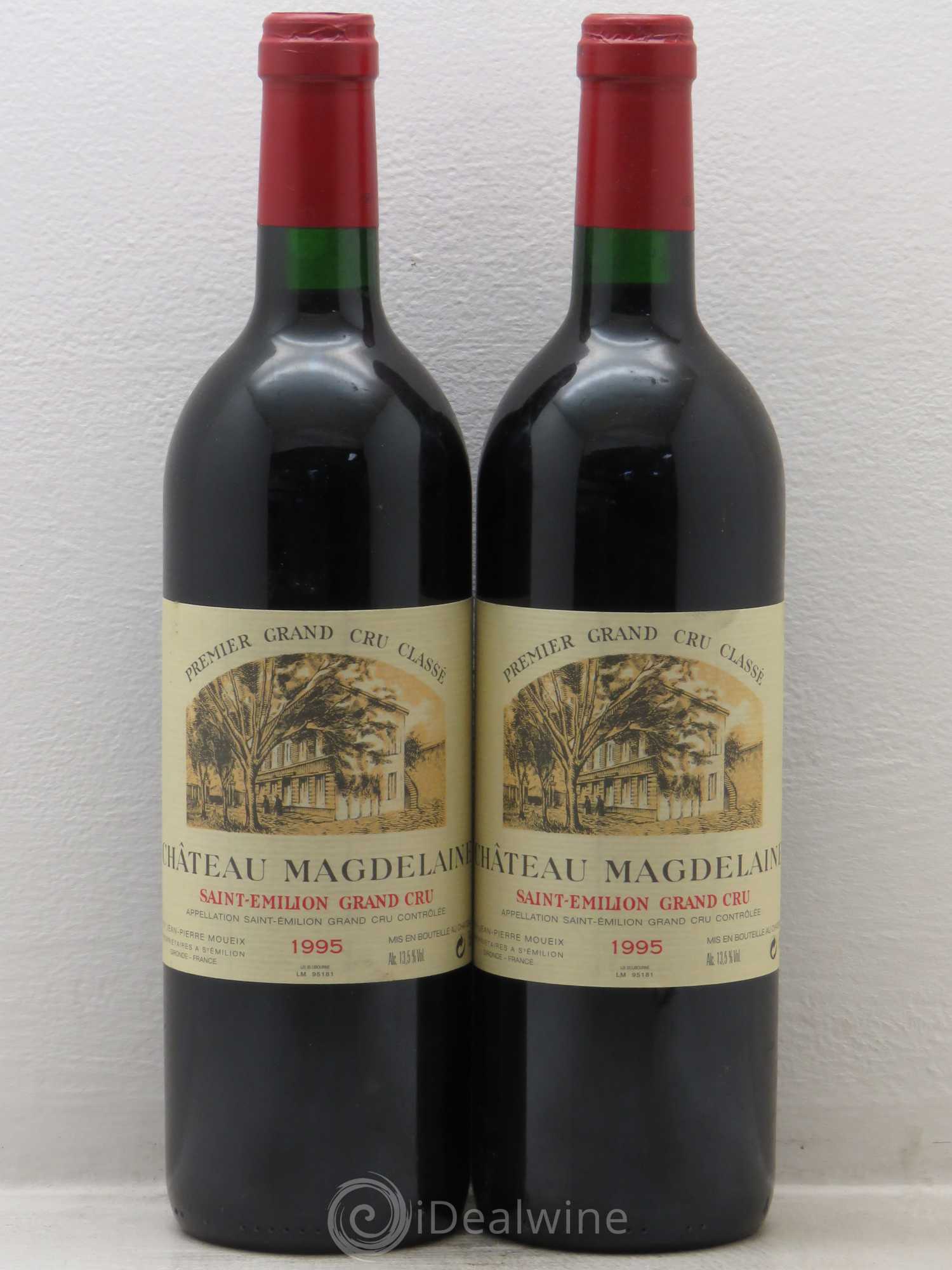 Château Magdelaine 1995 - Lot de 2 bouteilles - 0