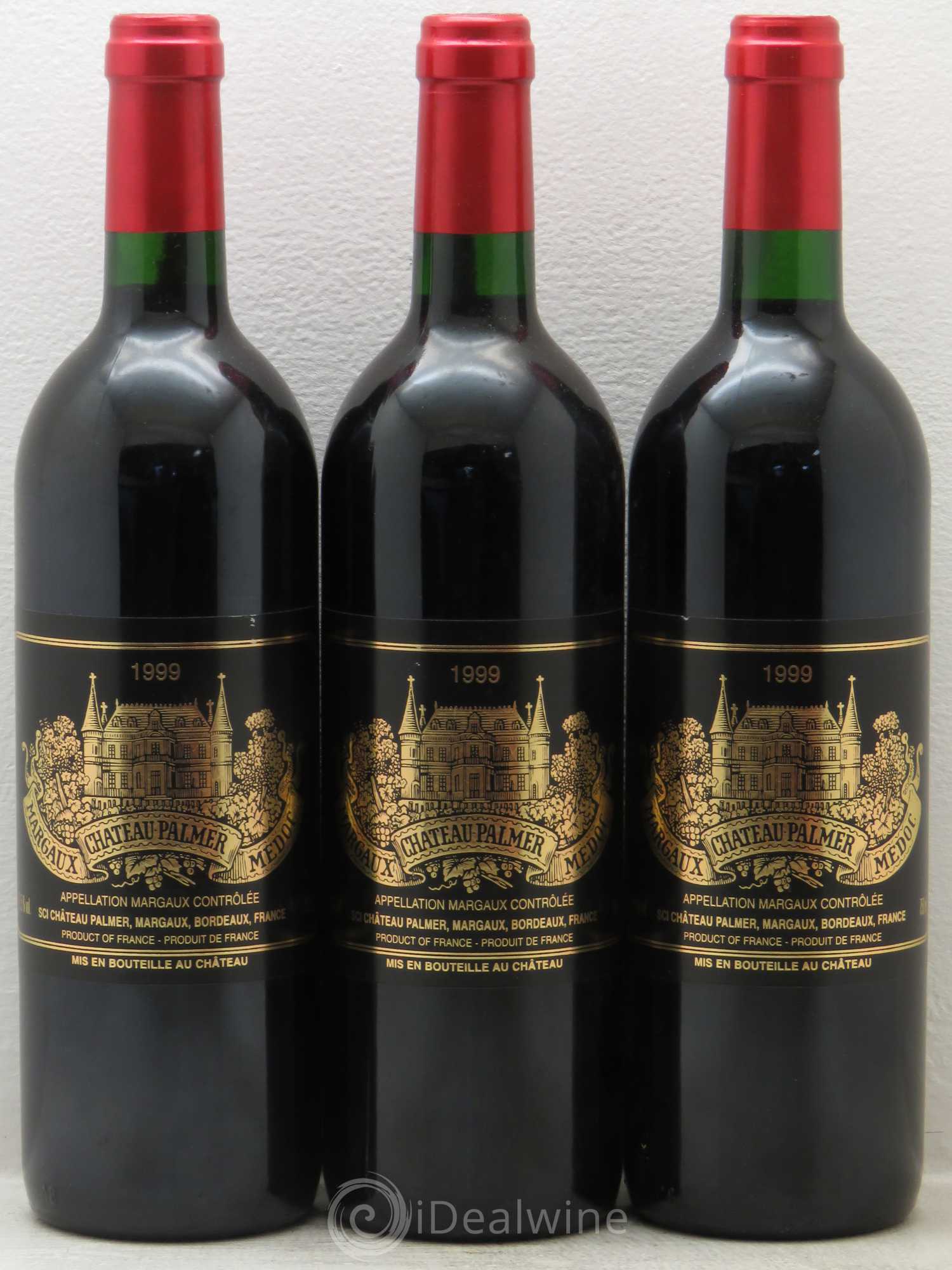 Château Palmer 3ème Grand Cru Classé 1999 - Lot de 6 bouteilles - 1