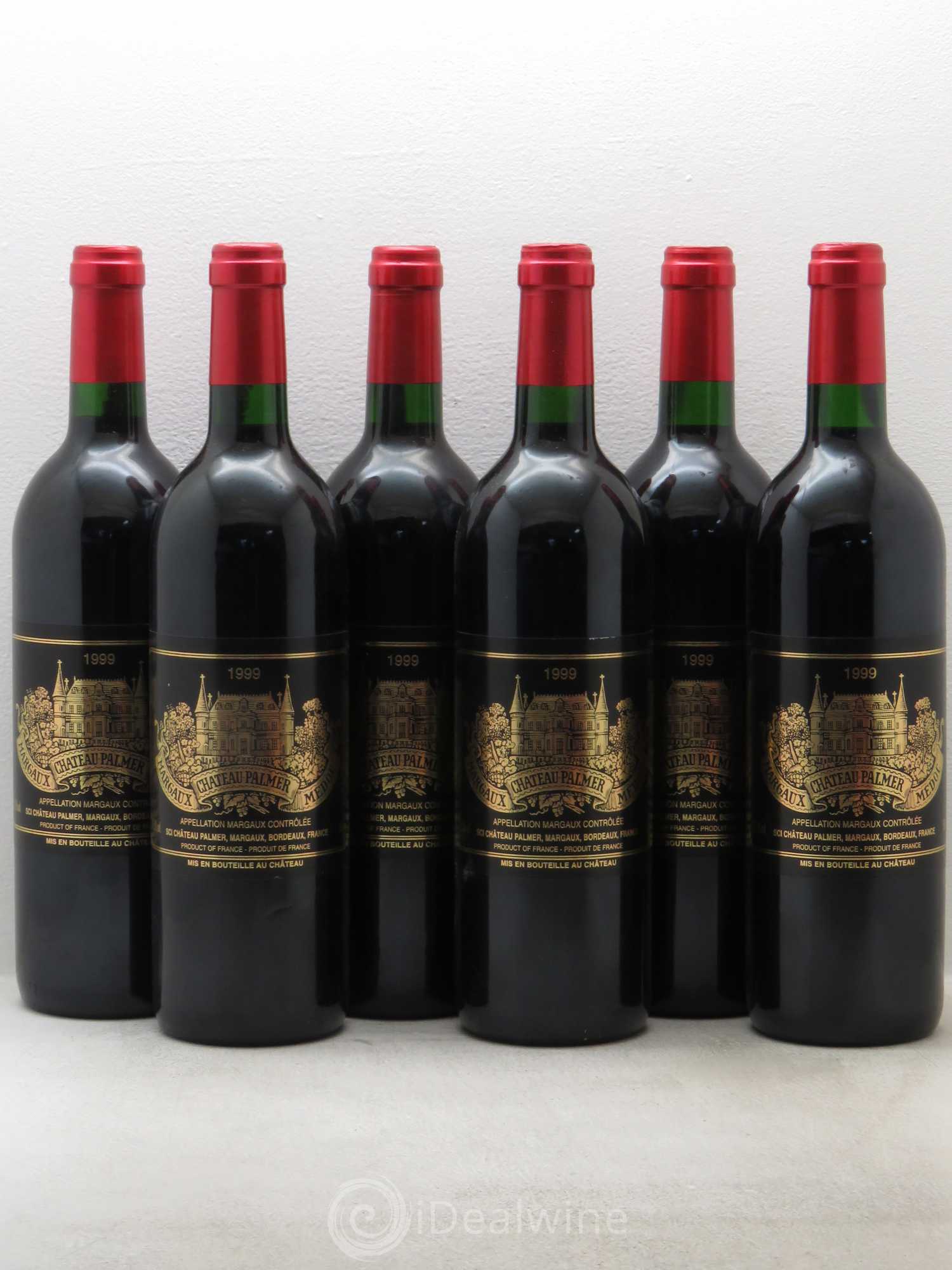 Château Palmer 3ème Grand Cru Classé 1999 - Lot de 6 bouteilles - 0
