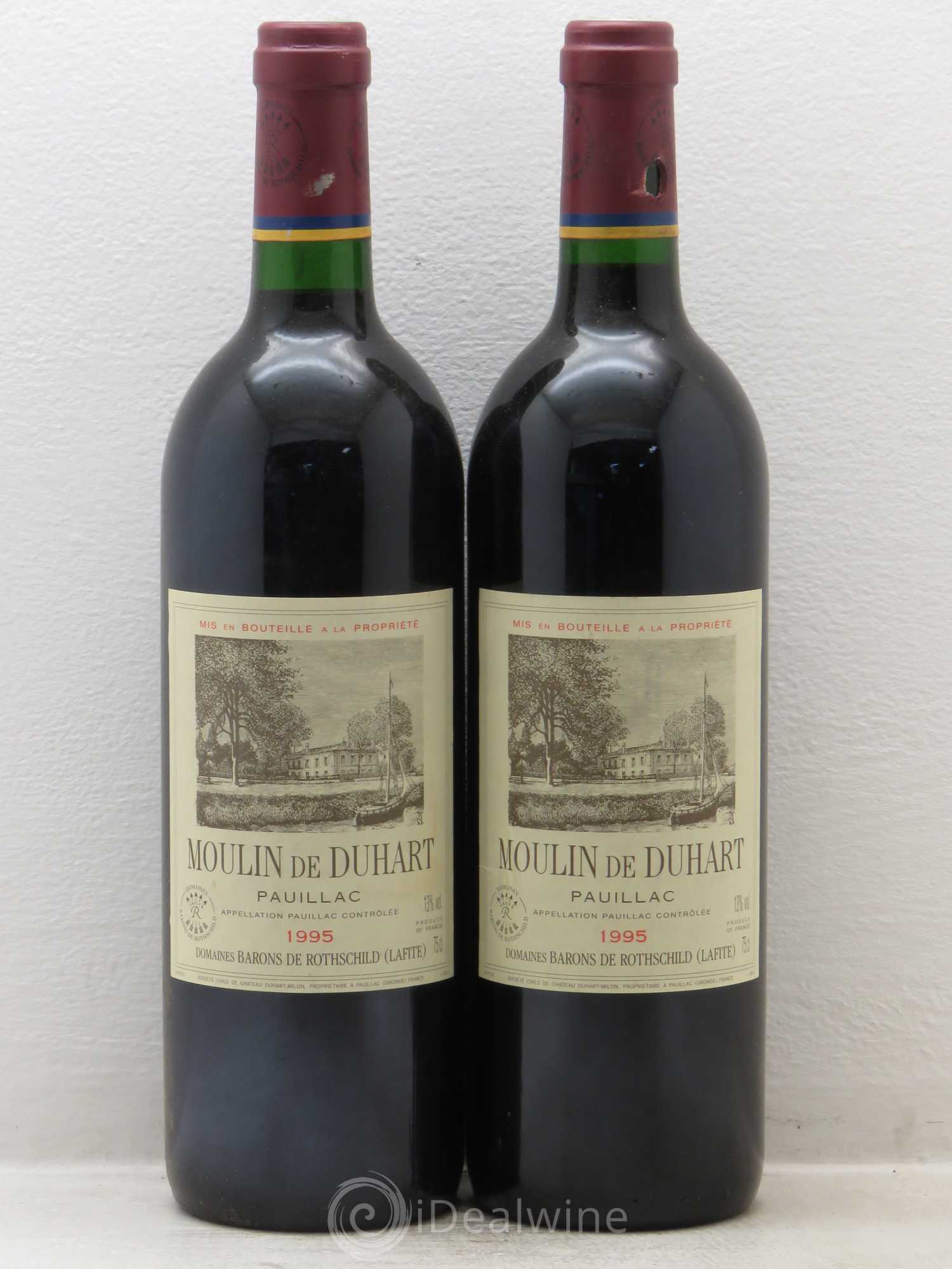 Moulin de Duhart Second Vin 1995 - Lot de 2 bouteilles - 0