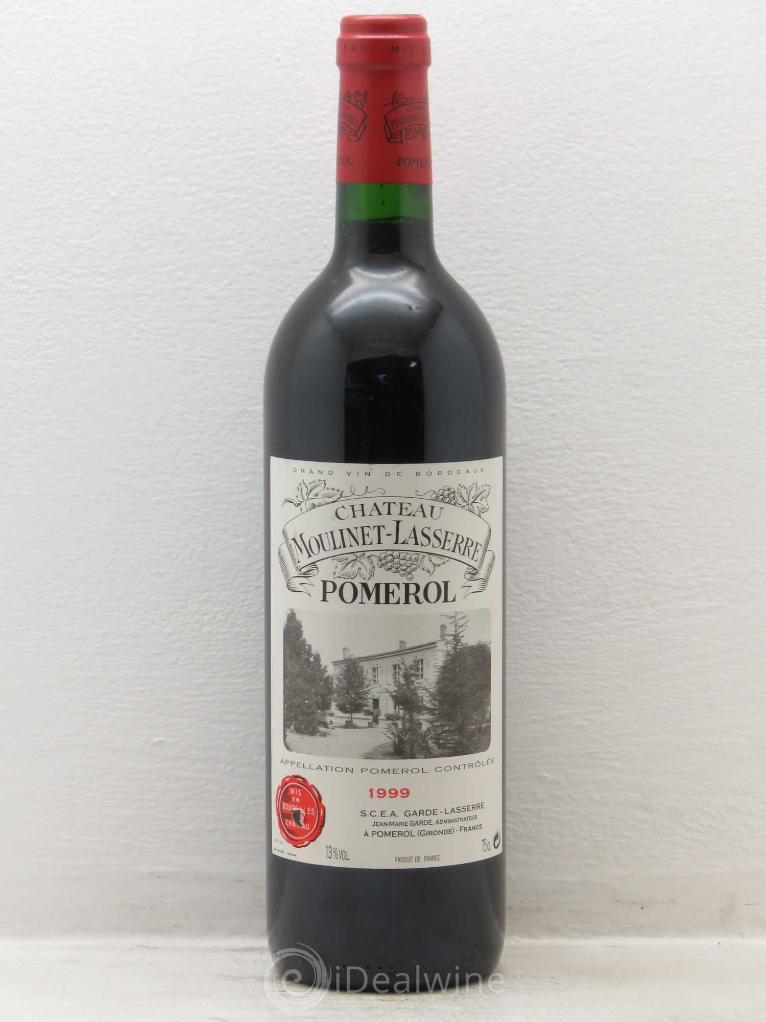 Château Moulinet Lasserre 1999 - Lot de 1 bouteille - 0