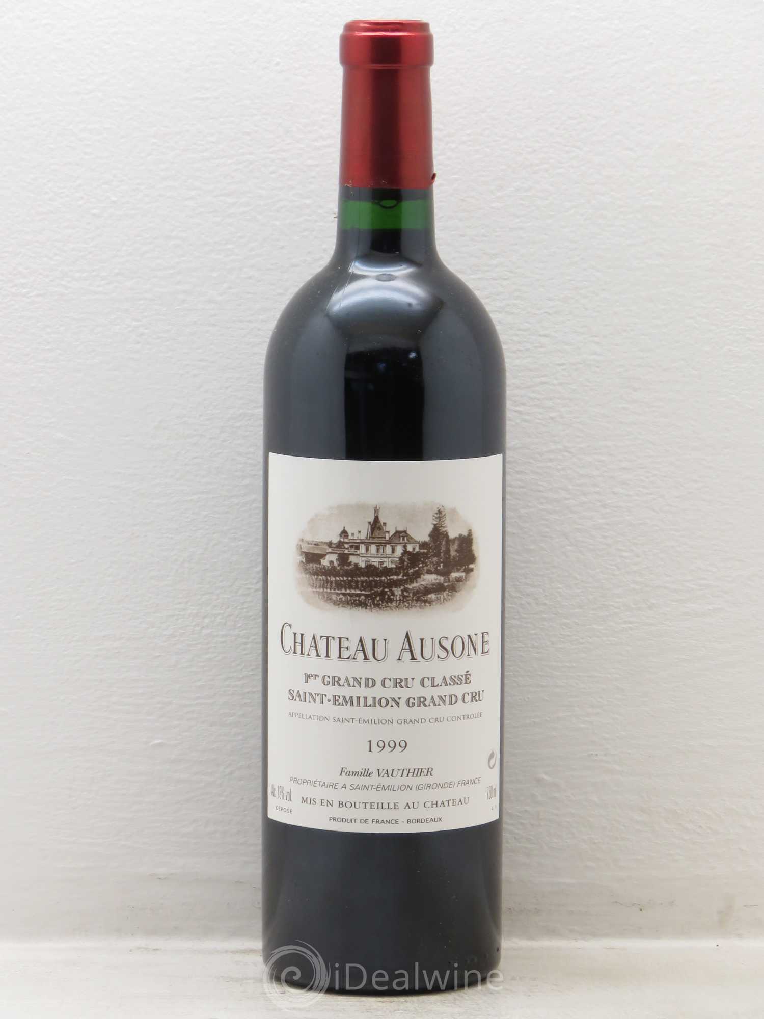 Château Ausone 1er Grand Cru Classé A 1999 - Lot de 1 bouteille - 0