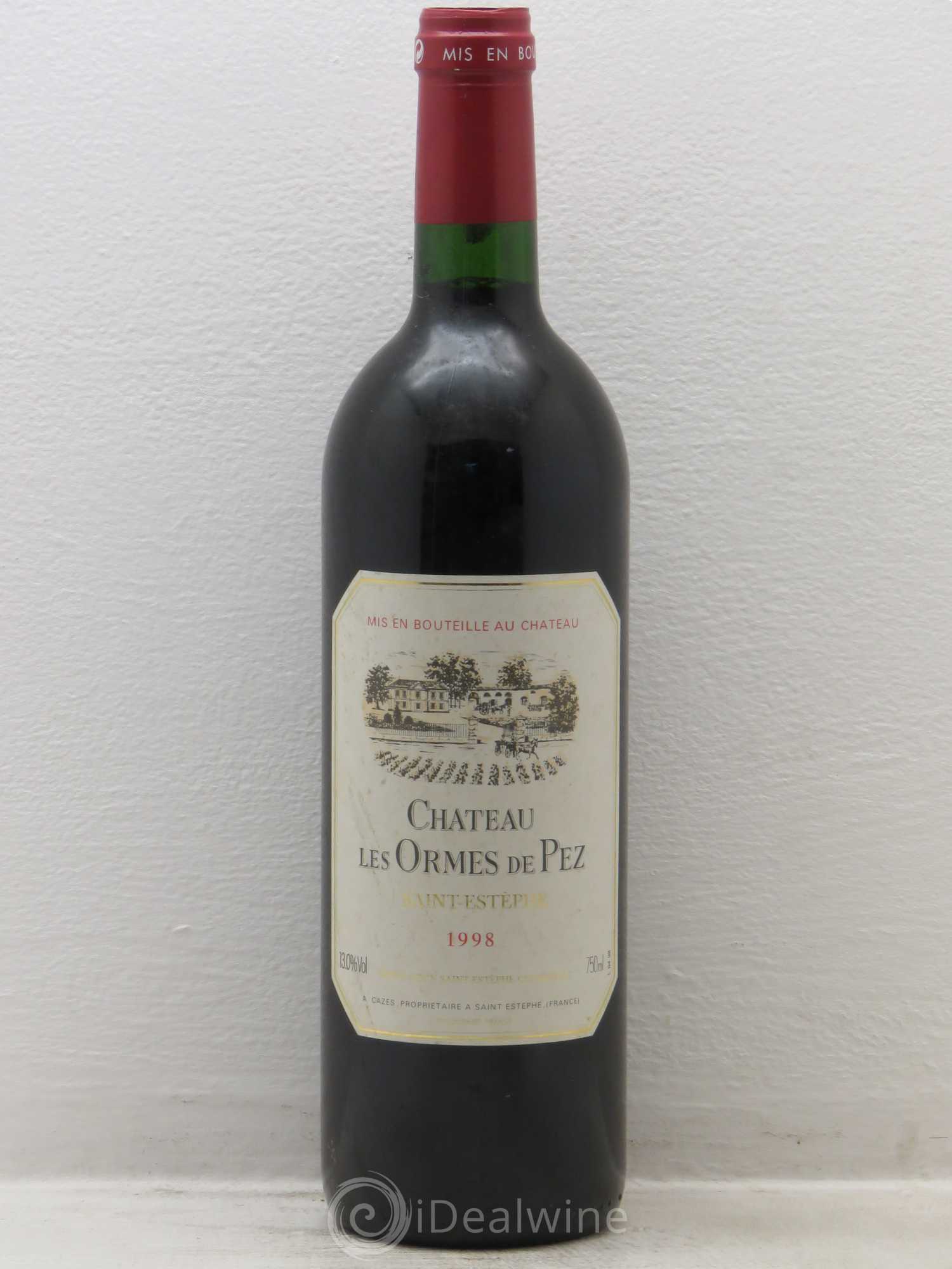 Château les Ormes de Pez 1998 - Lot de 1 bouteille - 0