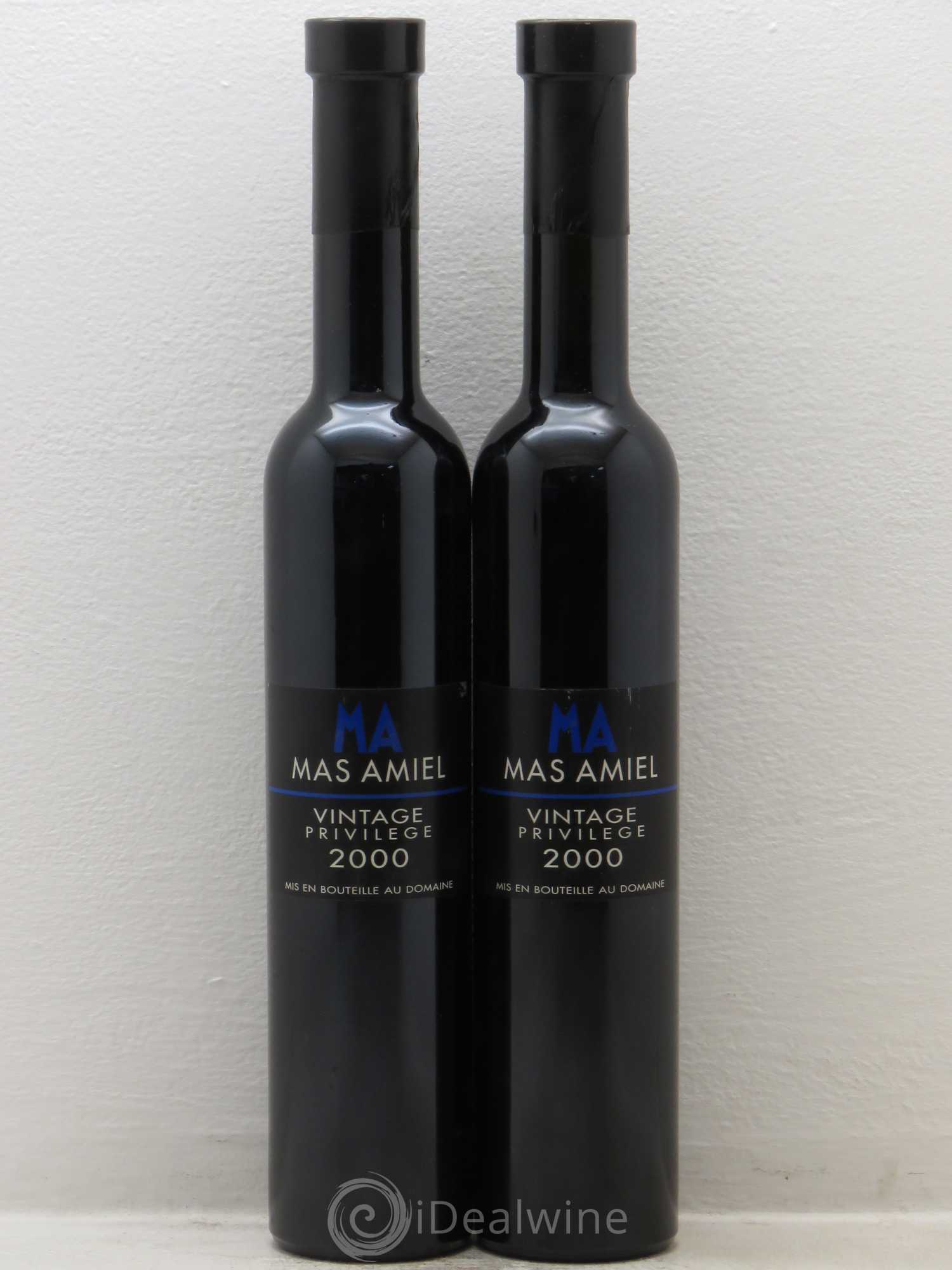 Maury Mas Amiel 2000 - Lot de 2 demi bouteilles - 0