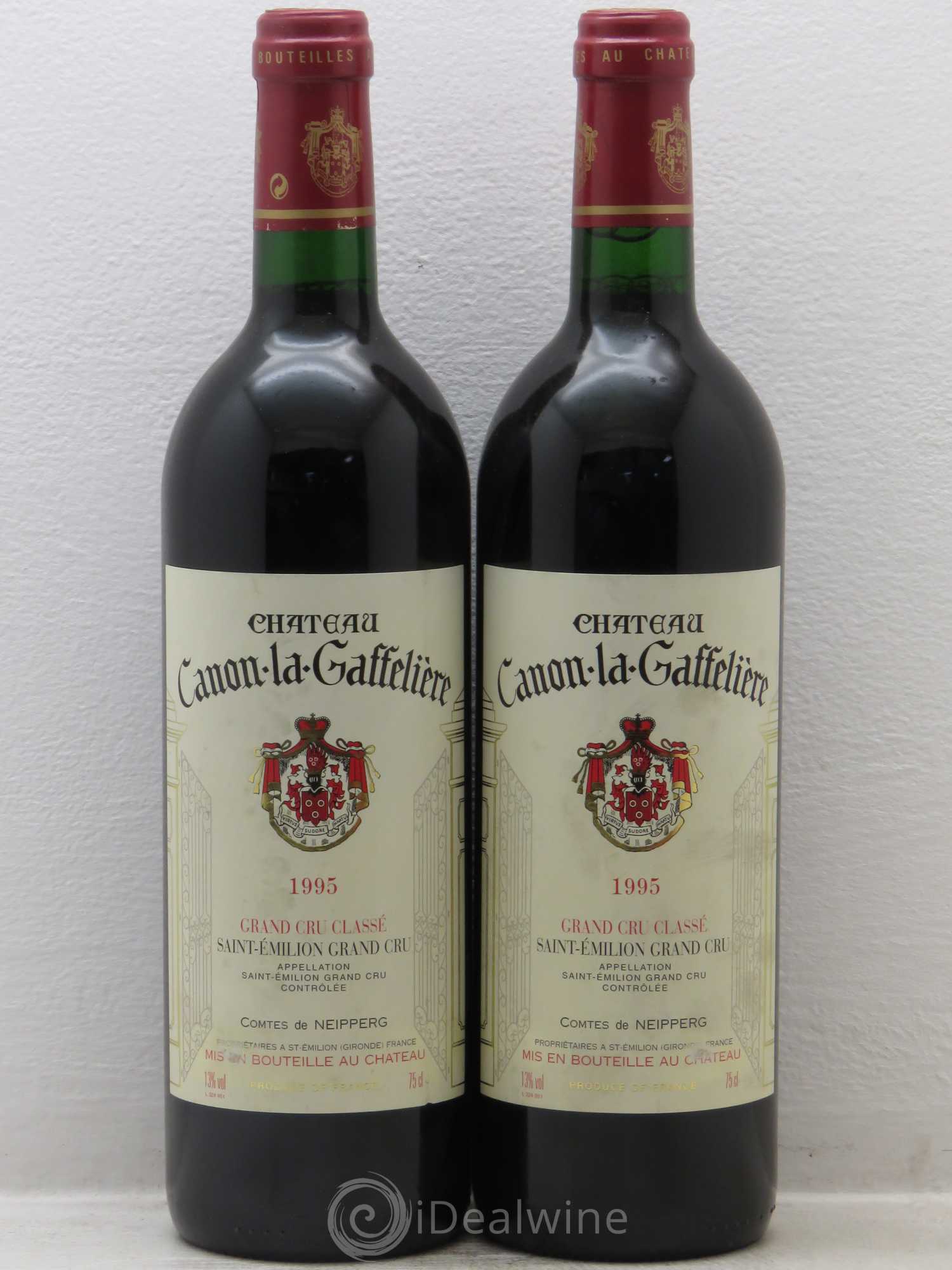 Château Canon la Gaffelière 1er Grand Cru Classé B 1995 - Lot de 2 bouteilles - 0