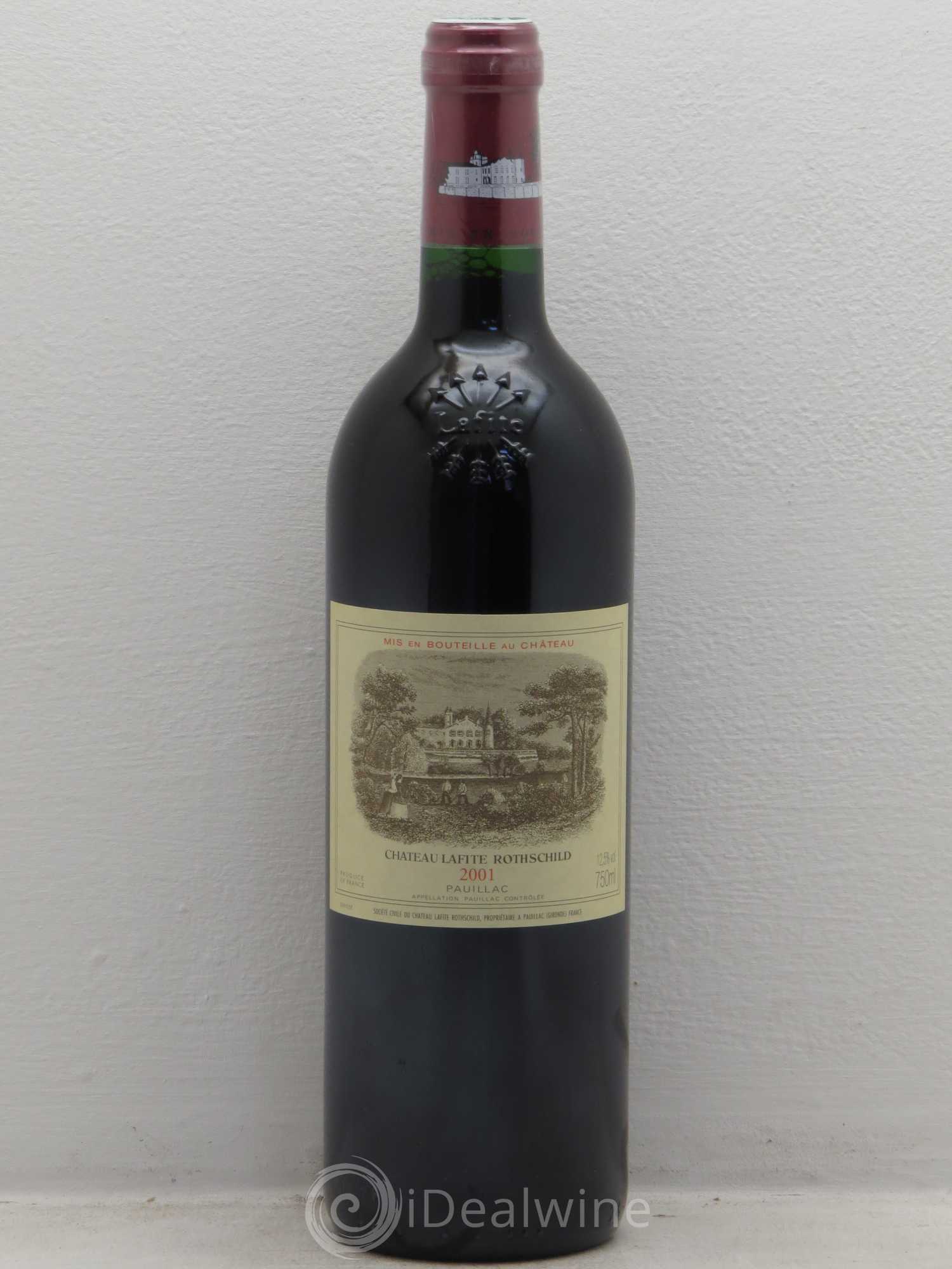 Château Lafite Rothschild 1er Grand Cru Classé 2001 - Lot de 1 bouteille - 0