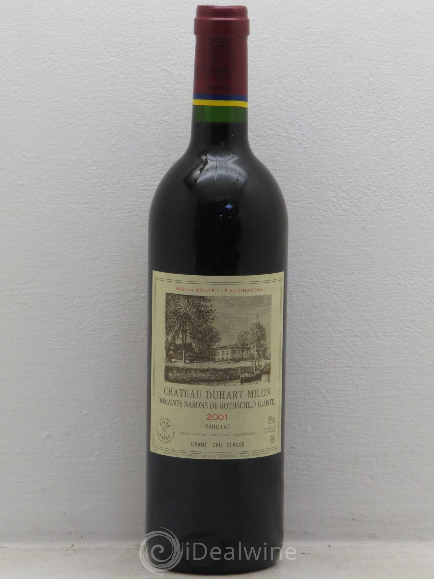 Château Duhart-Milon 4ème Grand Cru Classé 2001 - Lot de 1 bouteille - 0