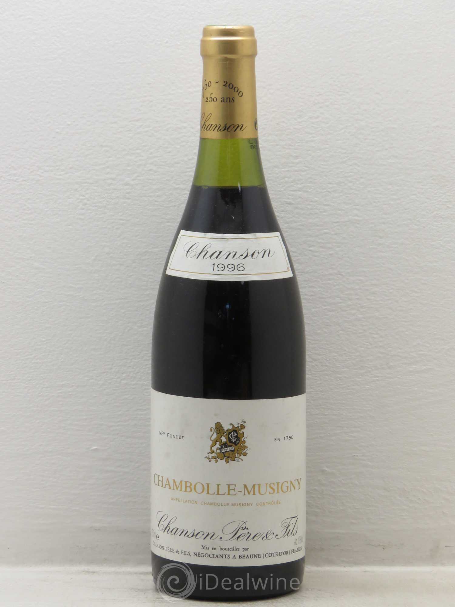 Chambolle-Musigny Chanson Père & Fils 1996 - Lot de 1 bouteille - 0