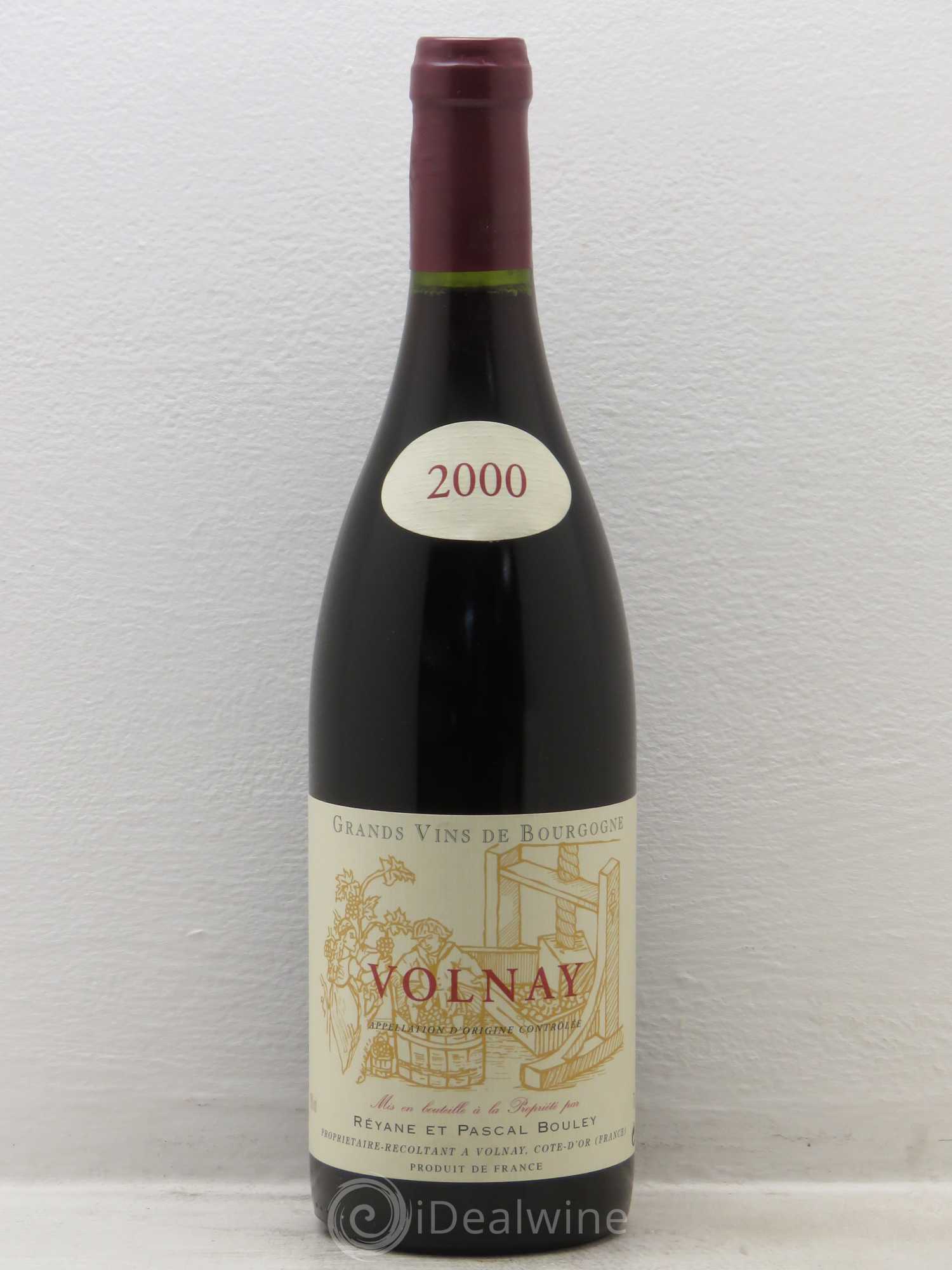 Volnay Domaine Réyane & Pascal Bouley 2000 - Lot of 6 bottles - 0